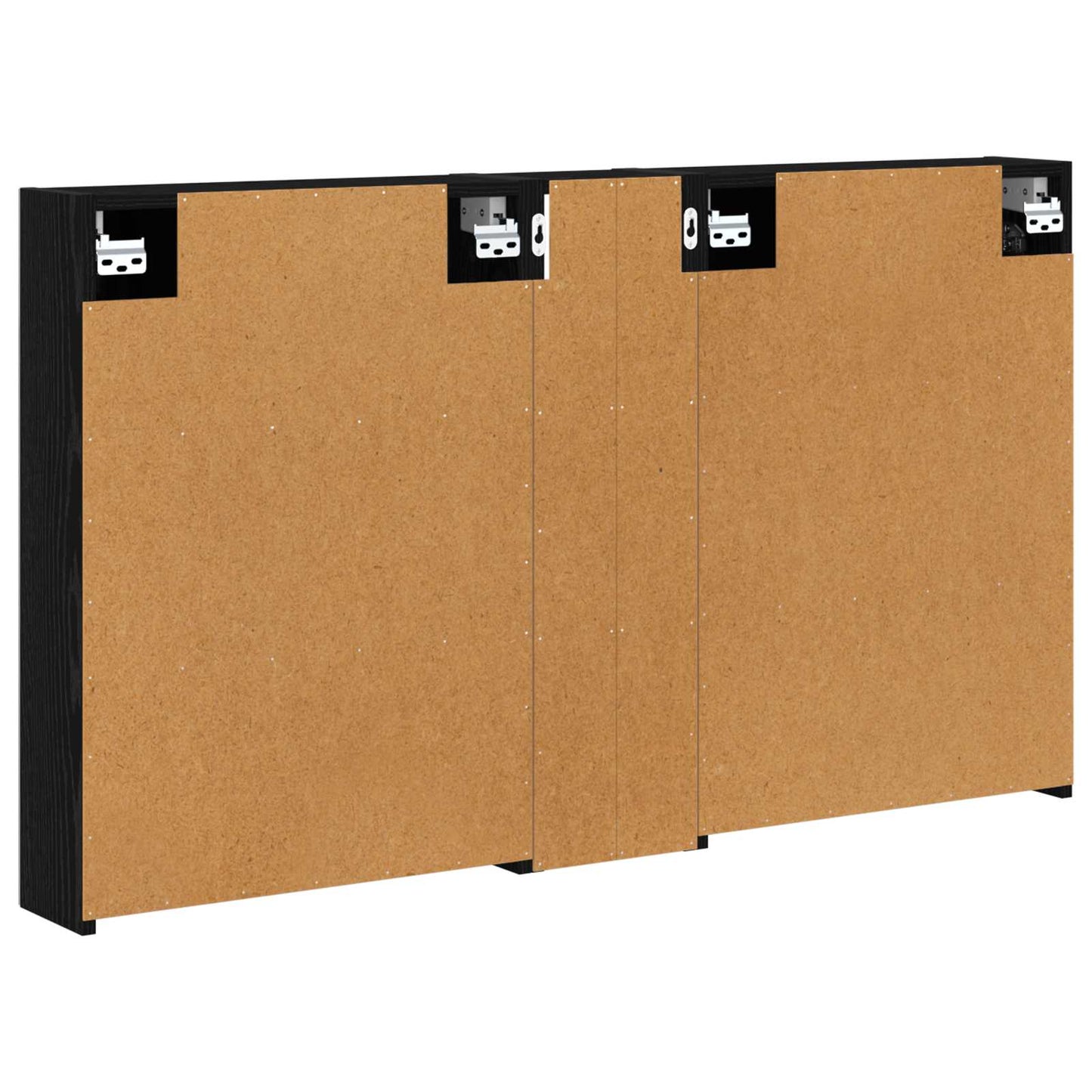 Baderomsskapsett 3 pcs 120 x 14,5 x 70 cm Konstruert tre
