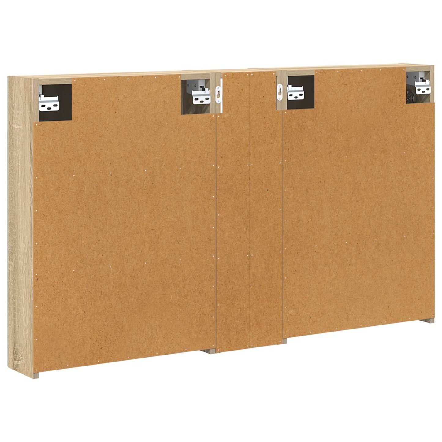Baderomsskapsett 3 pcs 120 x 14,5 x 70 cm Konstruert tre
