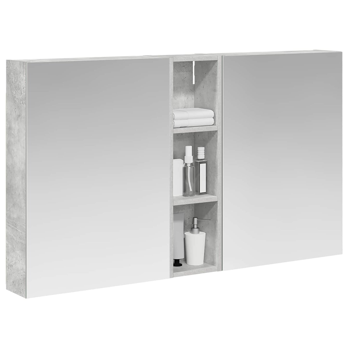 Baderomsskapsett 3 pcs 120 x 14,5 x 70 cm Konstruert tre