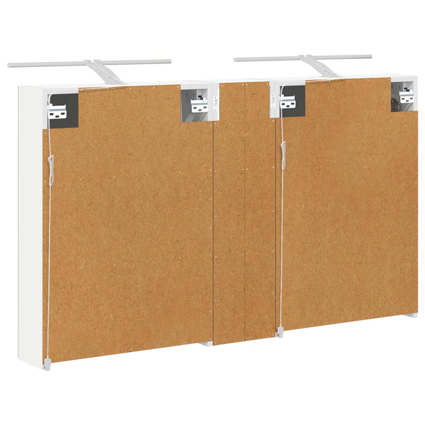 Baderomsskapsett 3 pcs 120 x 14,5 x 70 cm Konstruert tre
