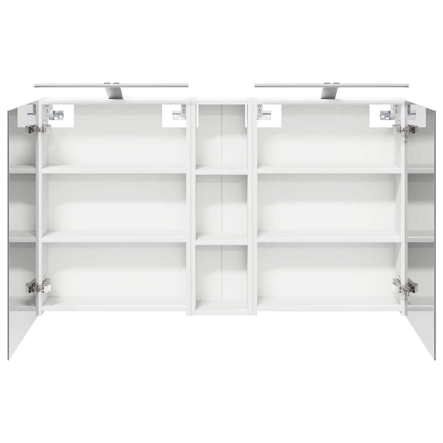 Baderomsskapsett 3 pcs 120 x 14,5 x 70 cm Konstruert tre