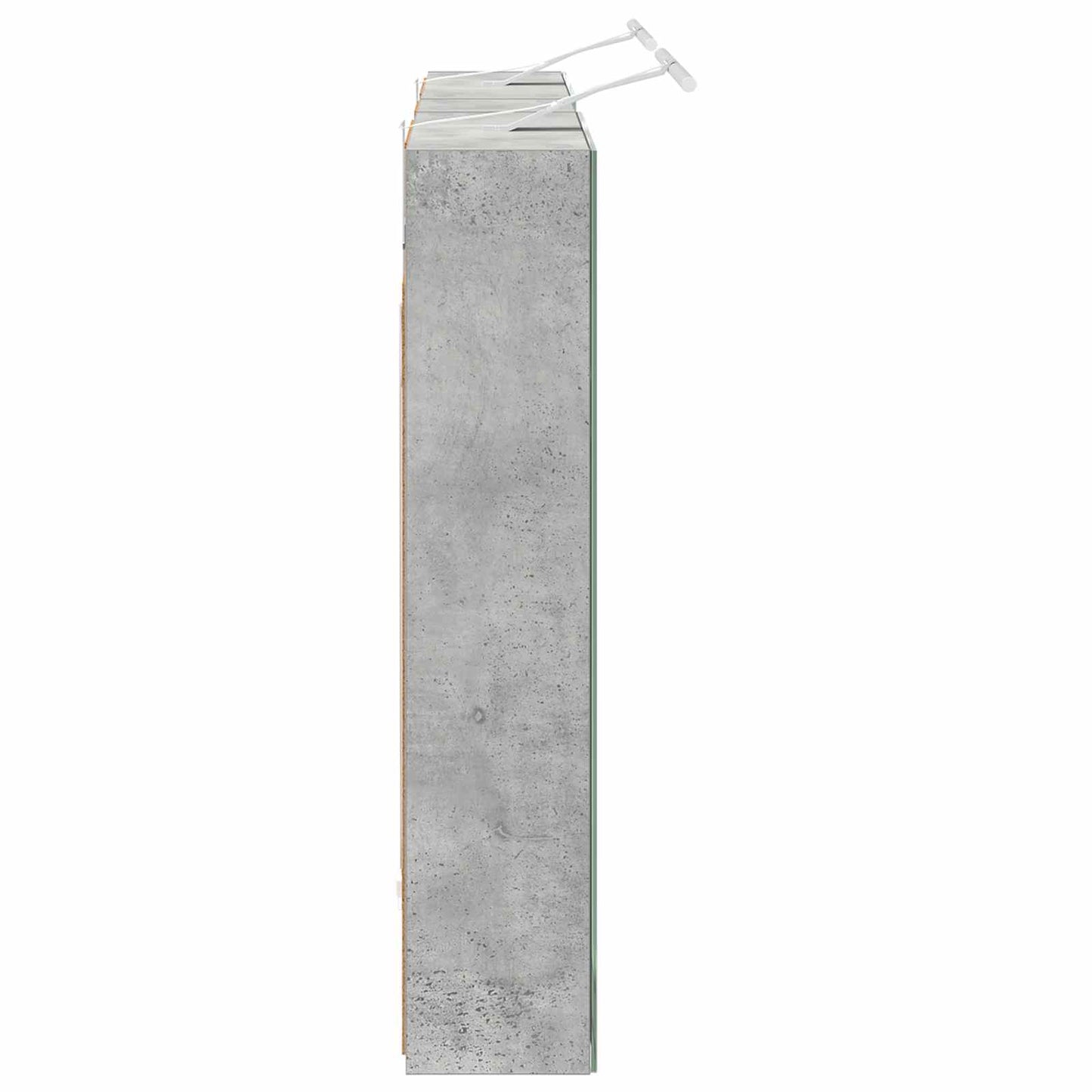 Baderomsskapsett 3 pcs 120 x 14,5 x 70 cm Konstruert tre