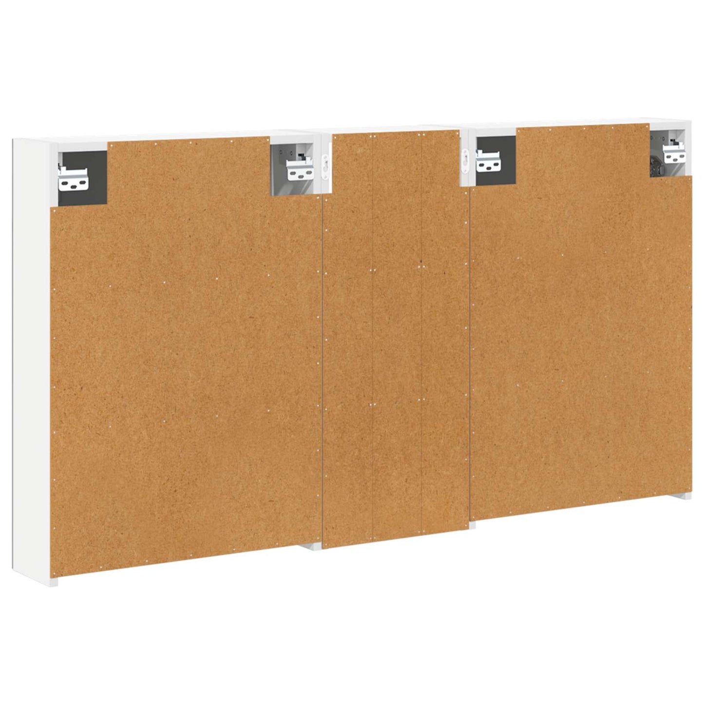 Baderomsskapsett 3 pcs 130 x 14,5 x 70 cm Konstruert tre