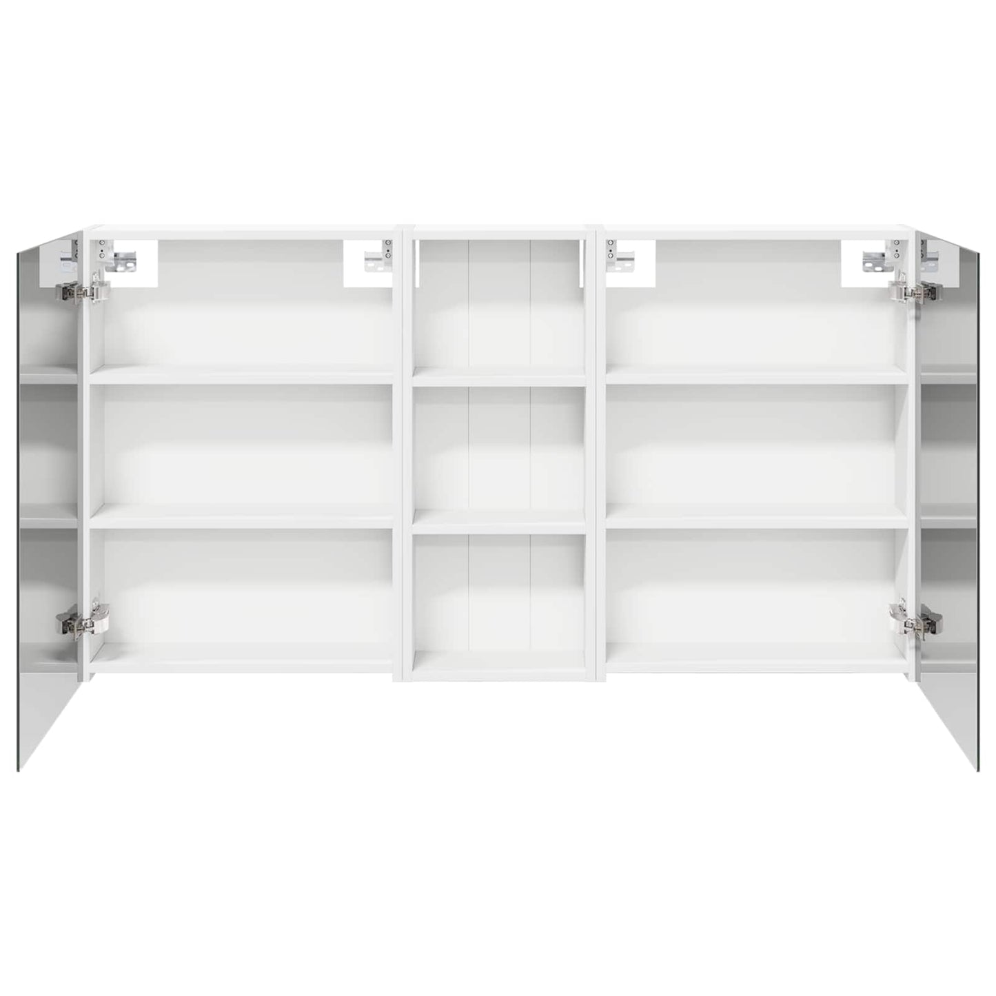 Baderomsskapsett 3 pcs 130 x 14,5 x 70 cm Konstruert tre