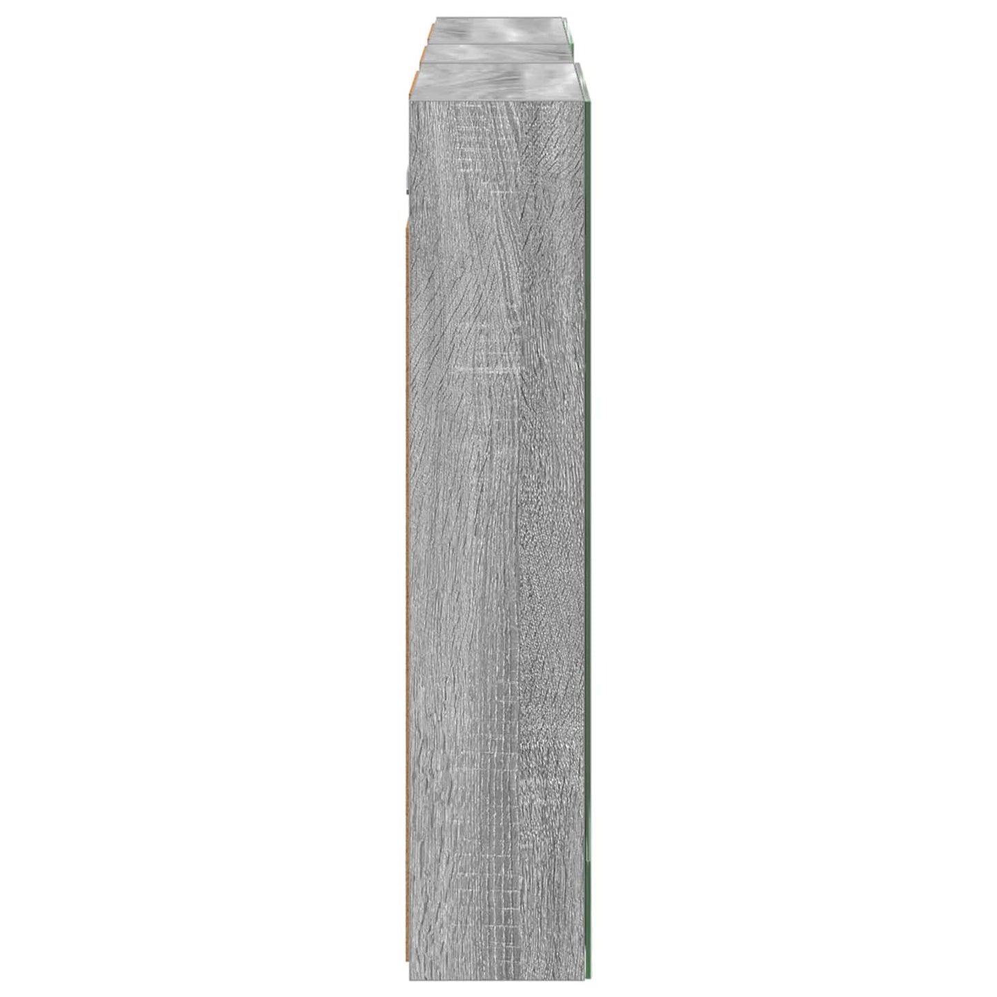 Baderomsskapsett 3 pcs 130 x 14,5 x 70 cm Konstruert tre