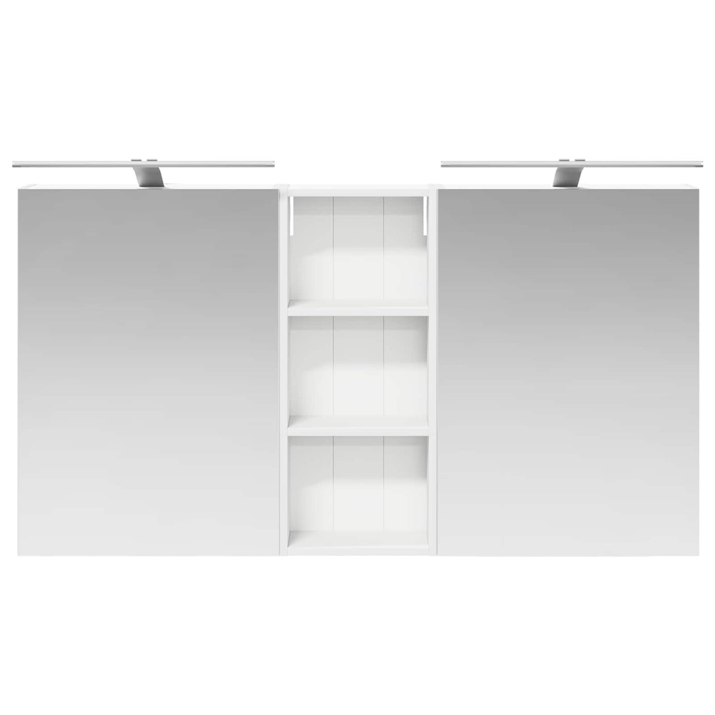 Baderomsskapsett 3 pcs 130 x 14,5 x 70 cm Konstruert tre