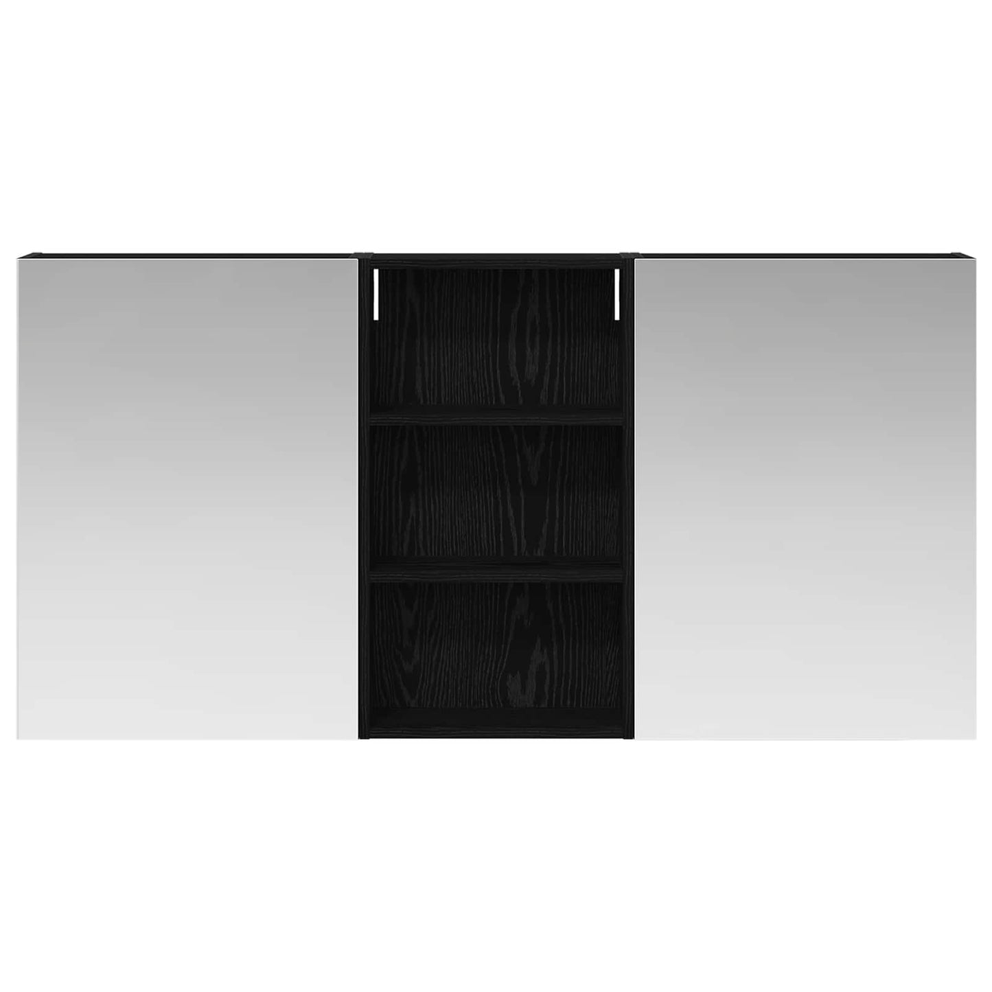 Baderomsskapsett 3 pcs 140 x 14,5 x 70 cm Konstruert tre