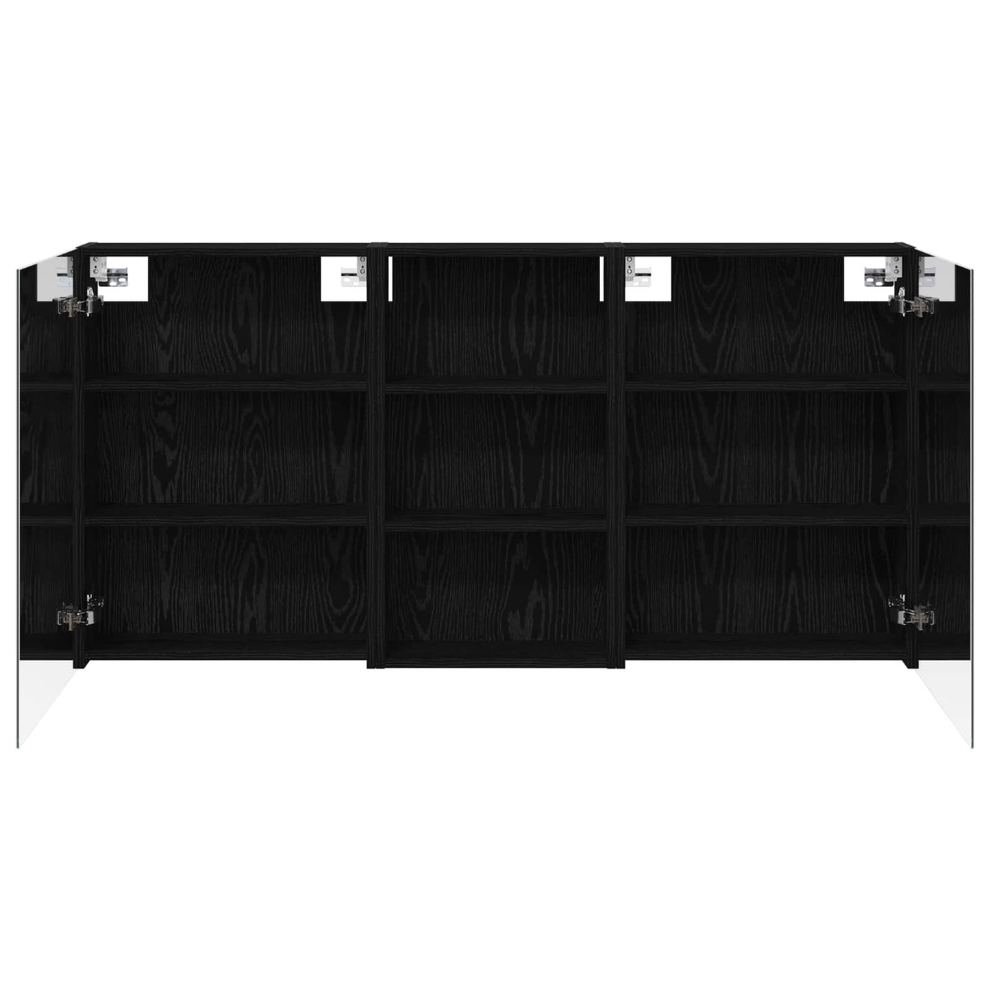 Baderomsskapsett 3 pcs 140 x 14,5 x 70 cm Konstruert tre