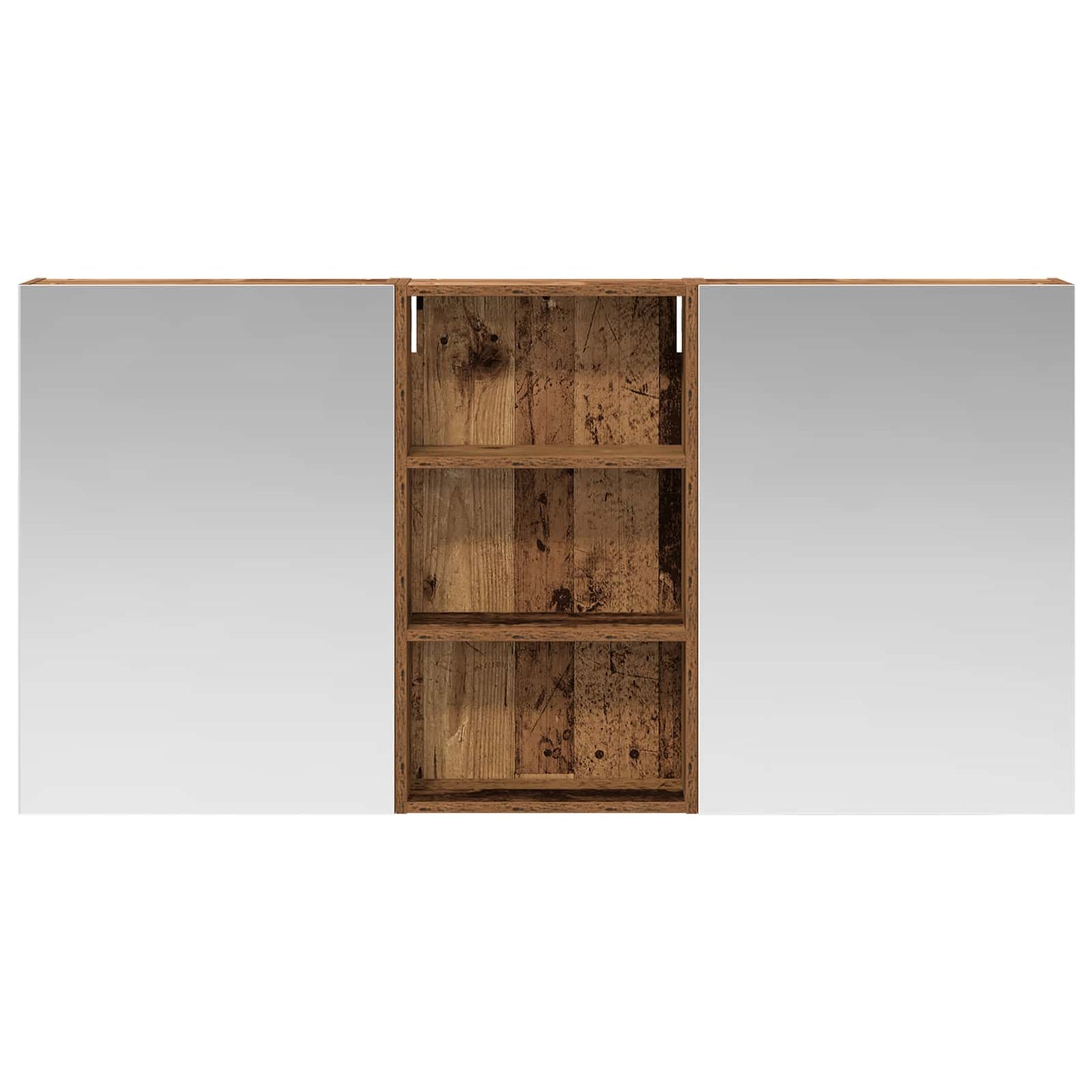 Baderomsskapsett 3 pcs 140 x 14,5 x 70 cm Konstruert tre
