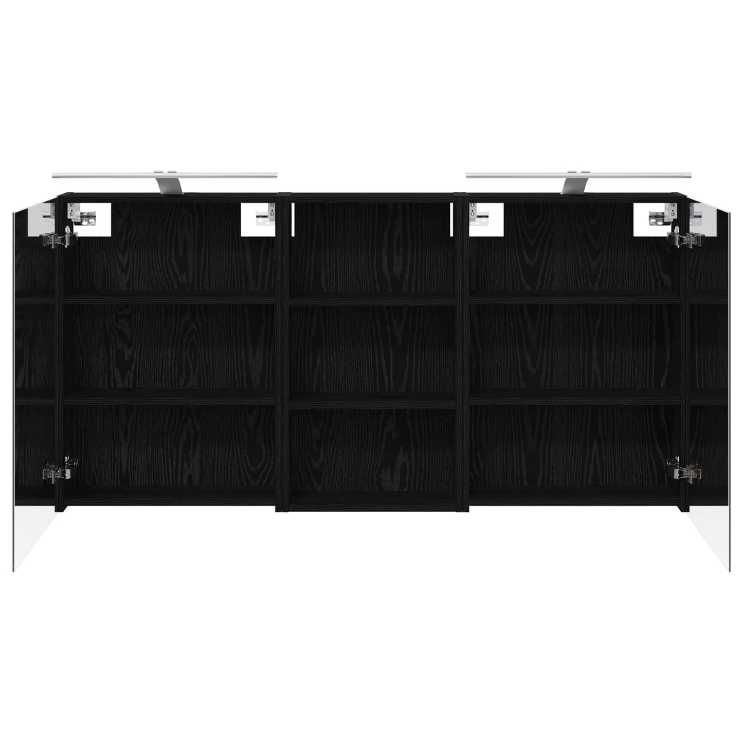 Baderomsskapsett 3 pcs 140 x 14,5 x 70 cm Konstruert tre