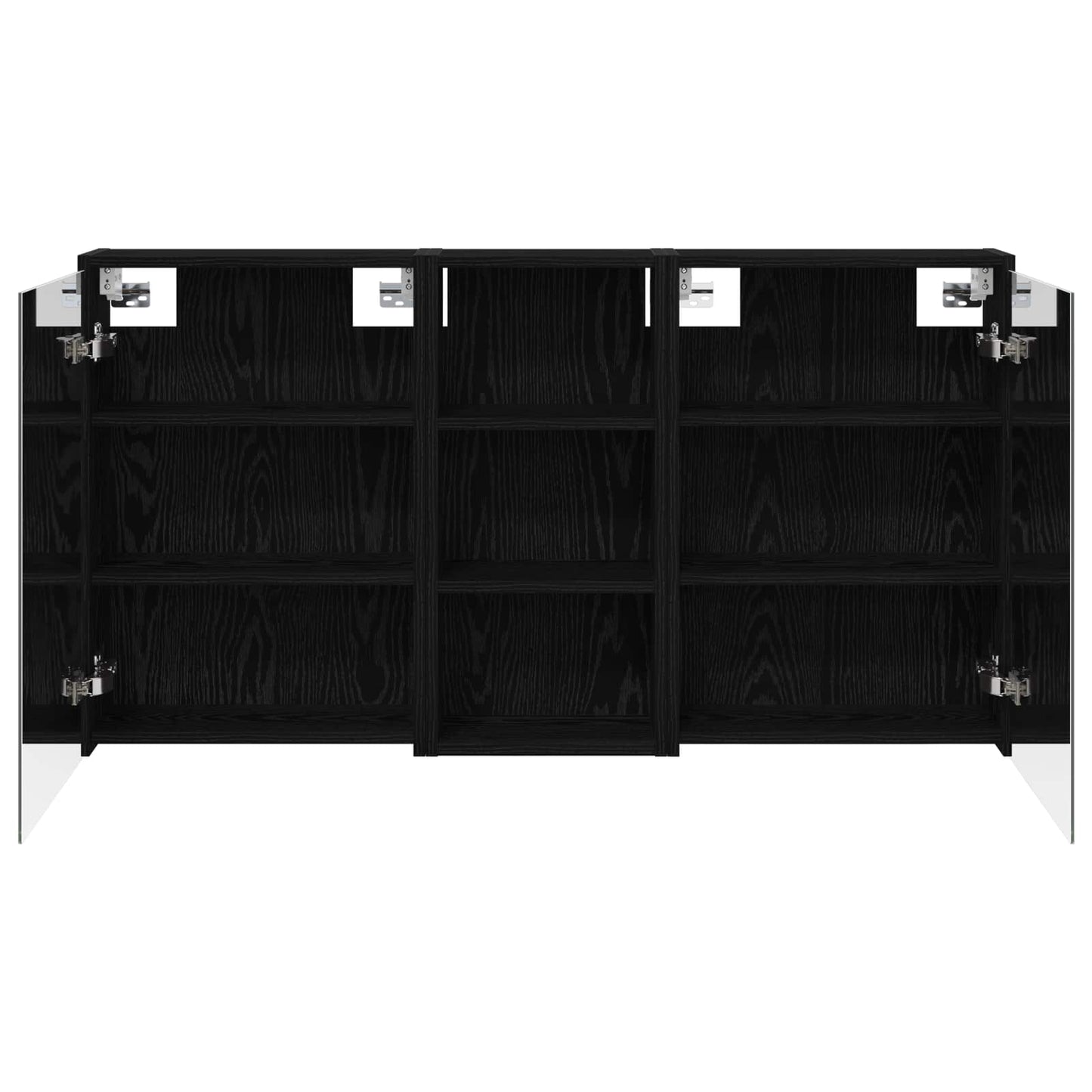 Baderomsskapsett for 3 pcs 116 x 16 x 62,5 cm Konstruert tre