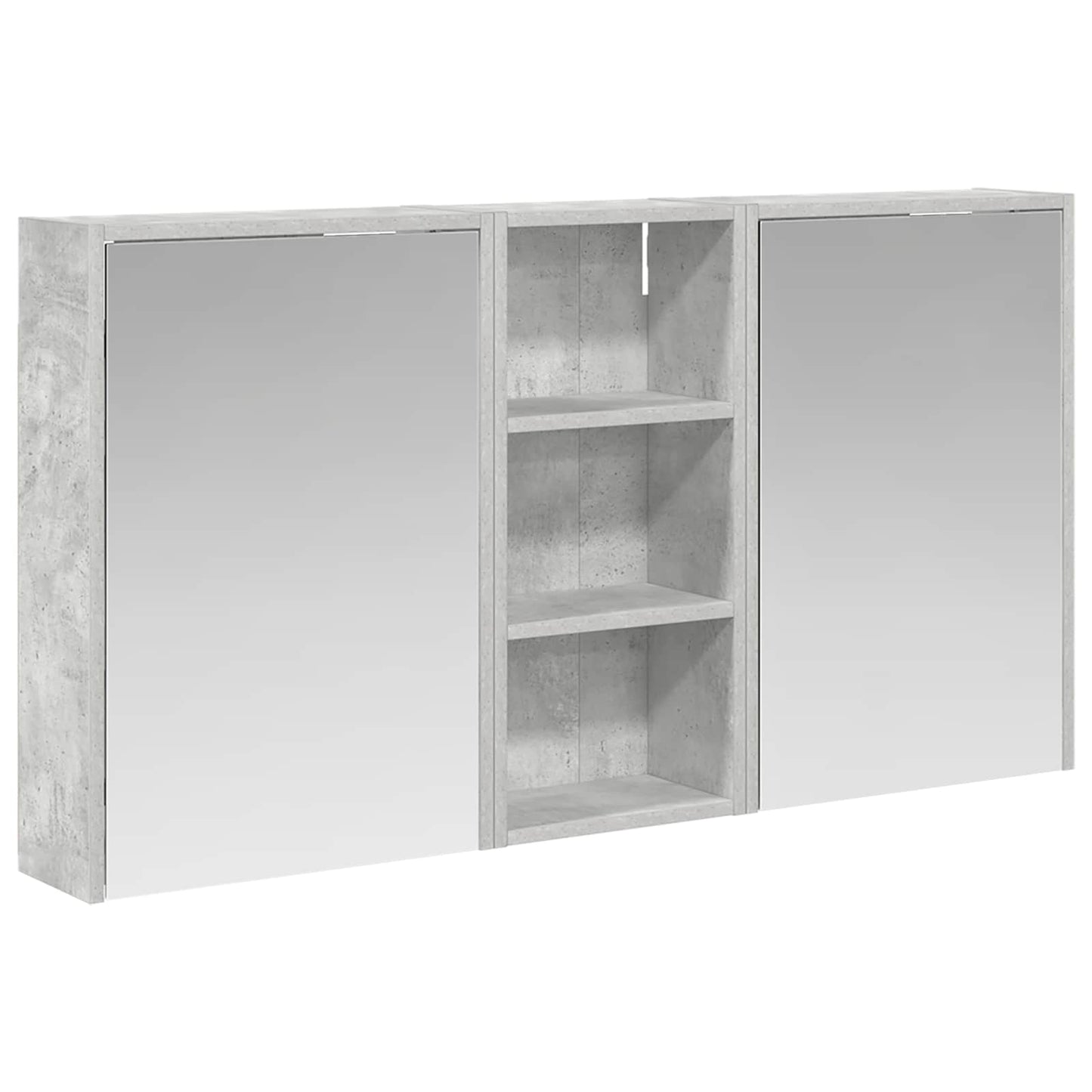 Baderomsskapsett for 3 pcs 116 x 16 x 62,5 cm Konstruert tre
