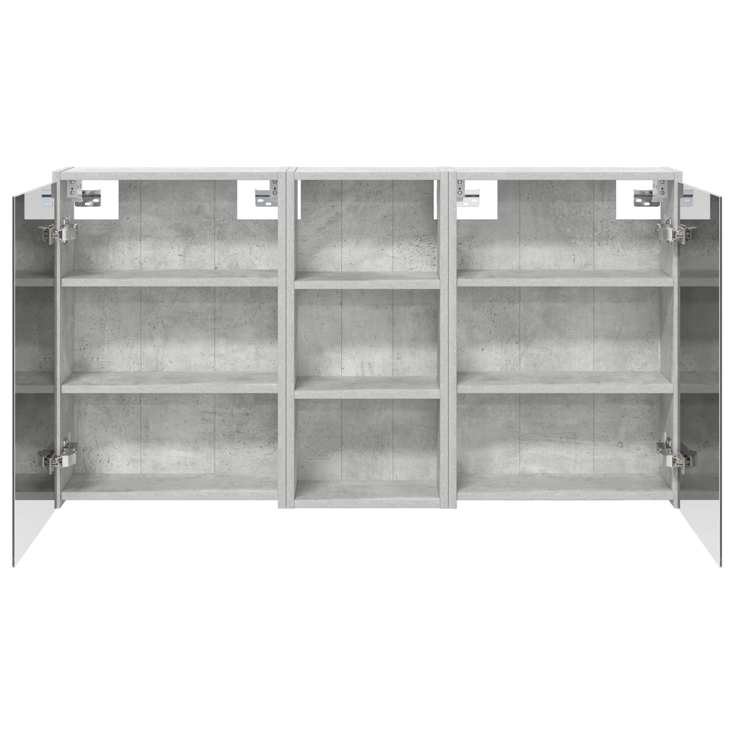 Baderomsskapsett for 3 pcs 116 x 16 x 62,5 cm Konstruert tre