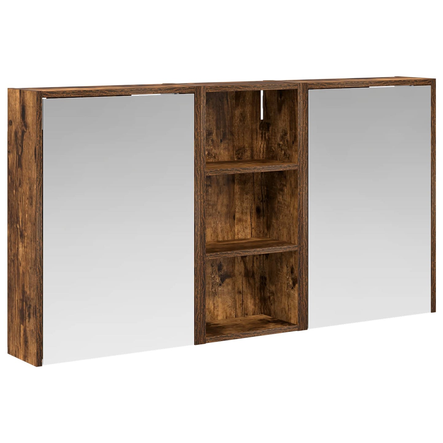 Baderomsskapsett for 3 pcs 116 x 16 x 62,5 cm Konstruert tre