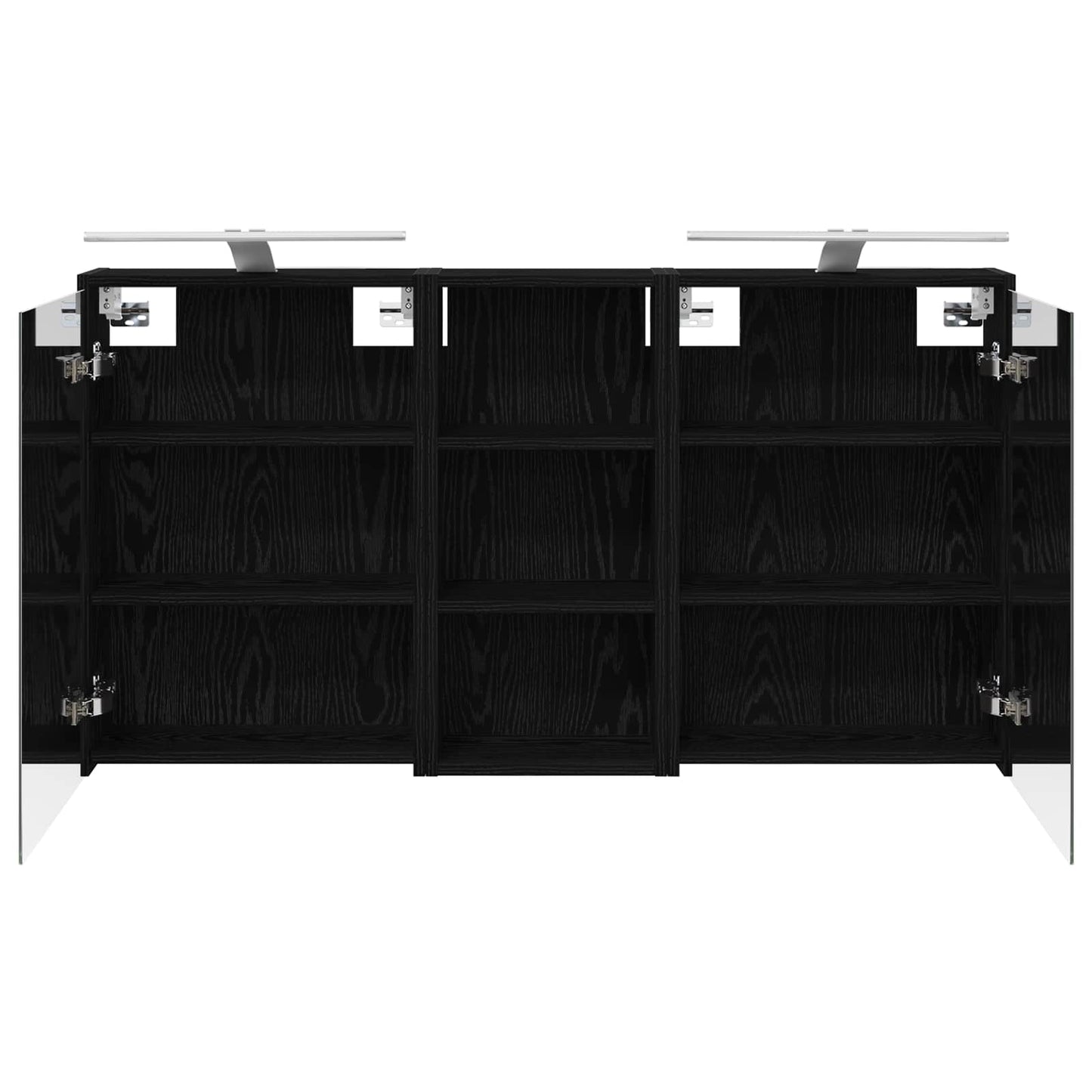 Baderomsskapsett for 3 pcs 116 x 16 x 62,5 cm Konstruert tre