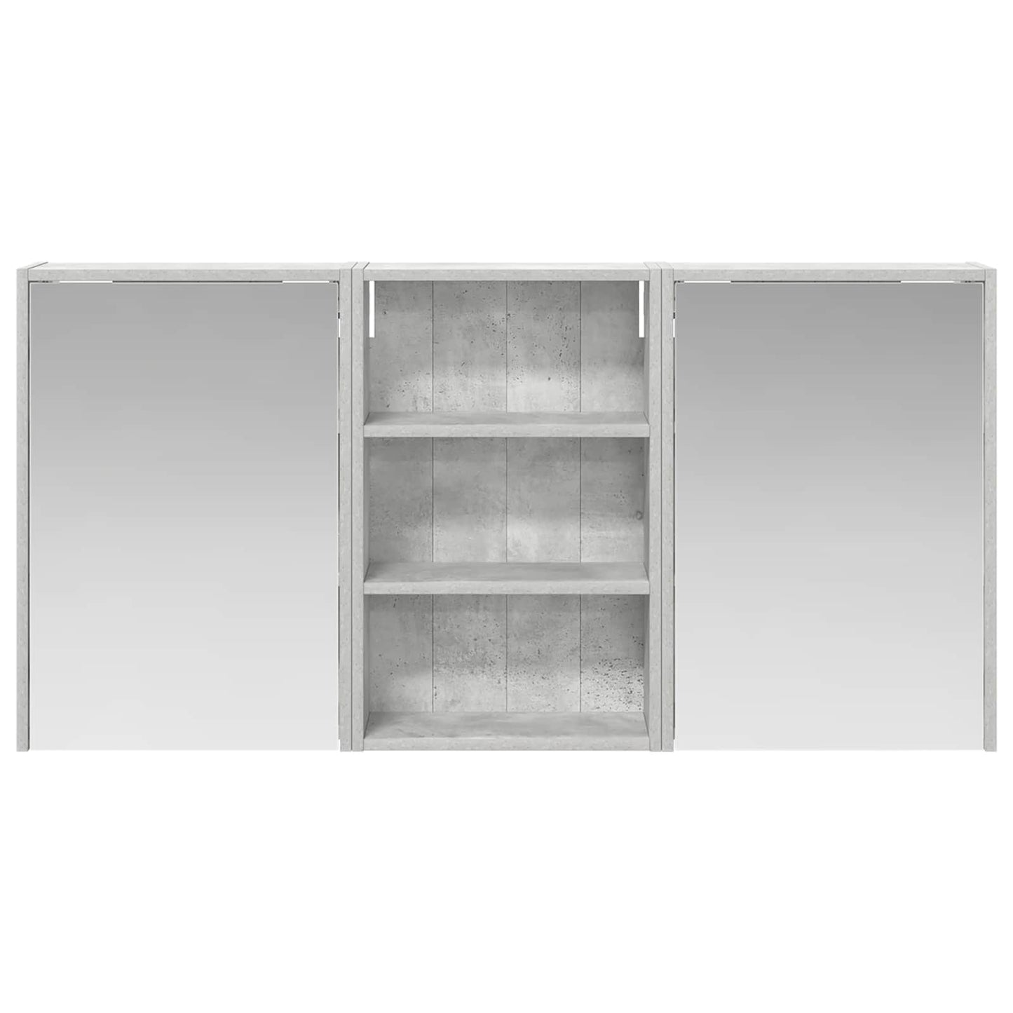 Baderomsskapsett 3 pcs 126 x 16 x 62.5 cm Konstruert tre
