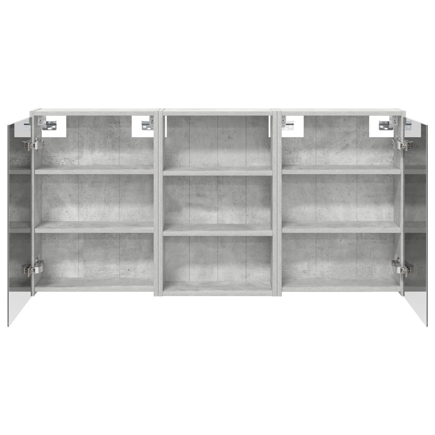 Baderomsskapsett 3 pcs 126 x 16 x 62.5 cm Konstruert tre