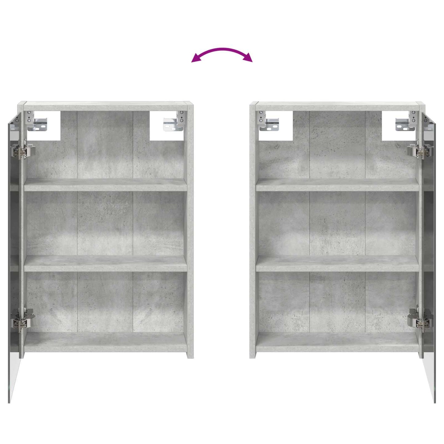 Baderomsskapsett 3 pcs 126 x 16 x 62.5 cm Konstruert tre