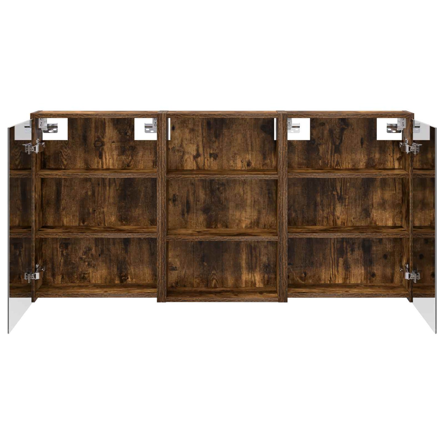 Baderomsskapsett 3 pcs 126 x 16 x 62.5 cm Konstruert tre
