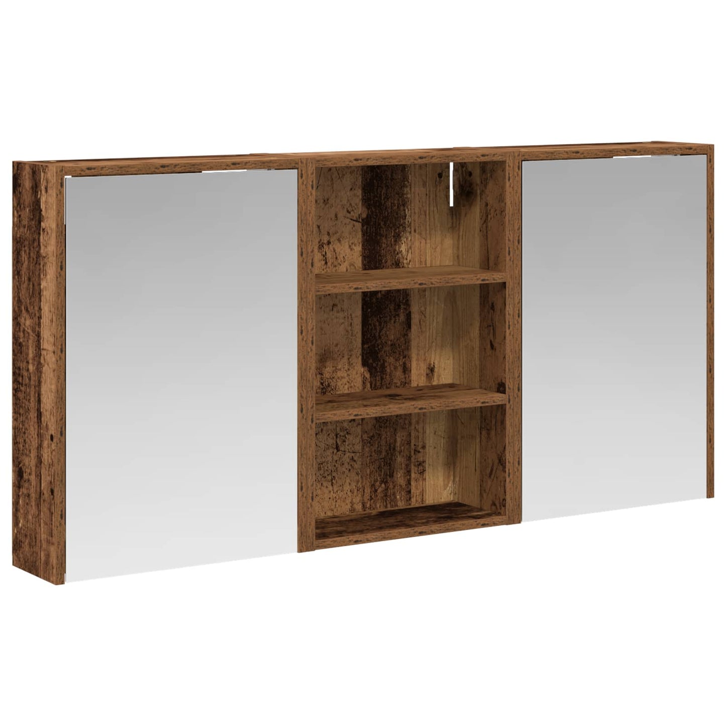 Baderomsskapsett 3 pcs 126 x 16 x 62.5 cm Konstruert tre