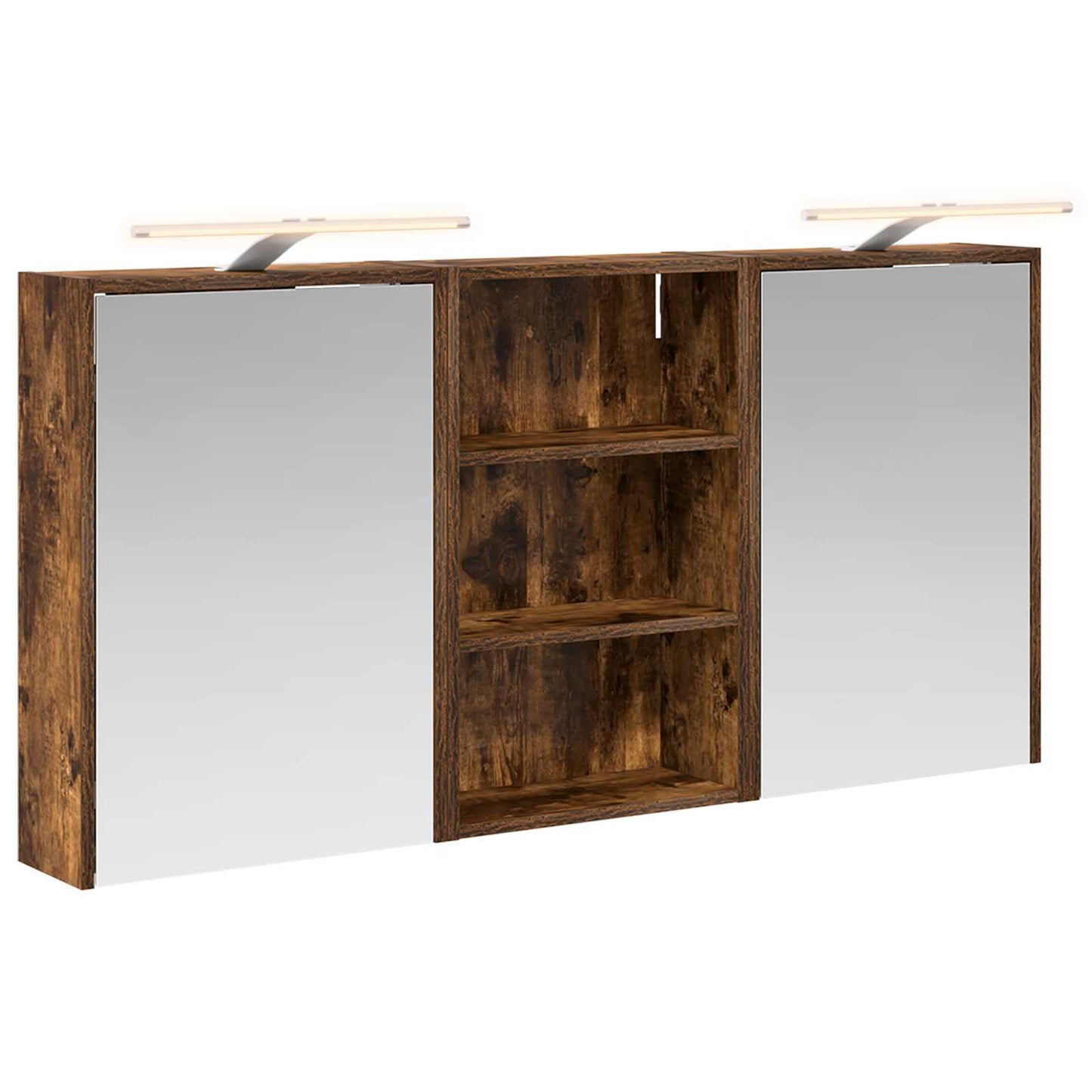 Baderomsskapsett 3 pcs 126 x 16 x 62.5 cm Konstruert tre