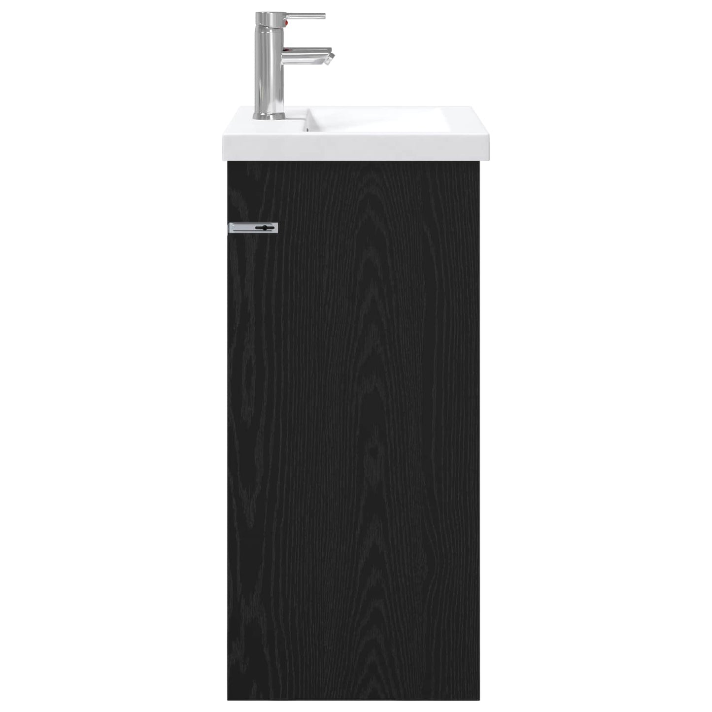 Baderomsinnredningssett Svart eik 61 x 40 x 84,5 cm