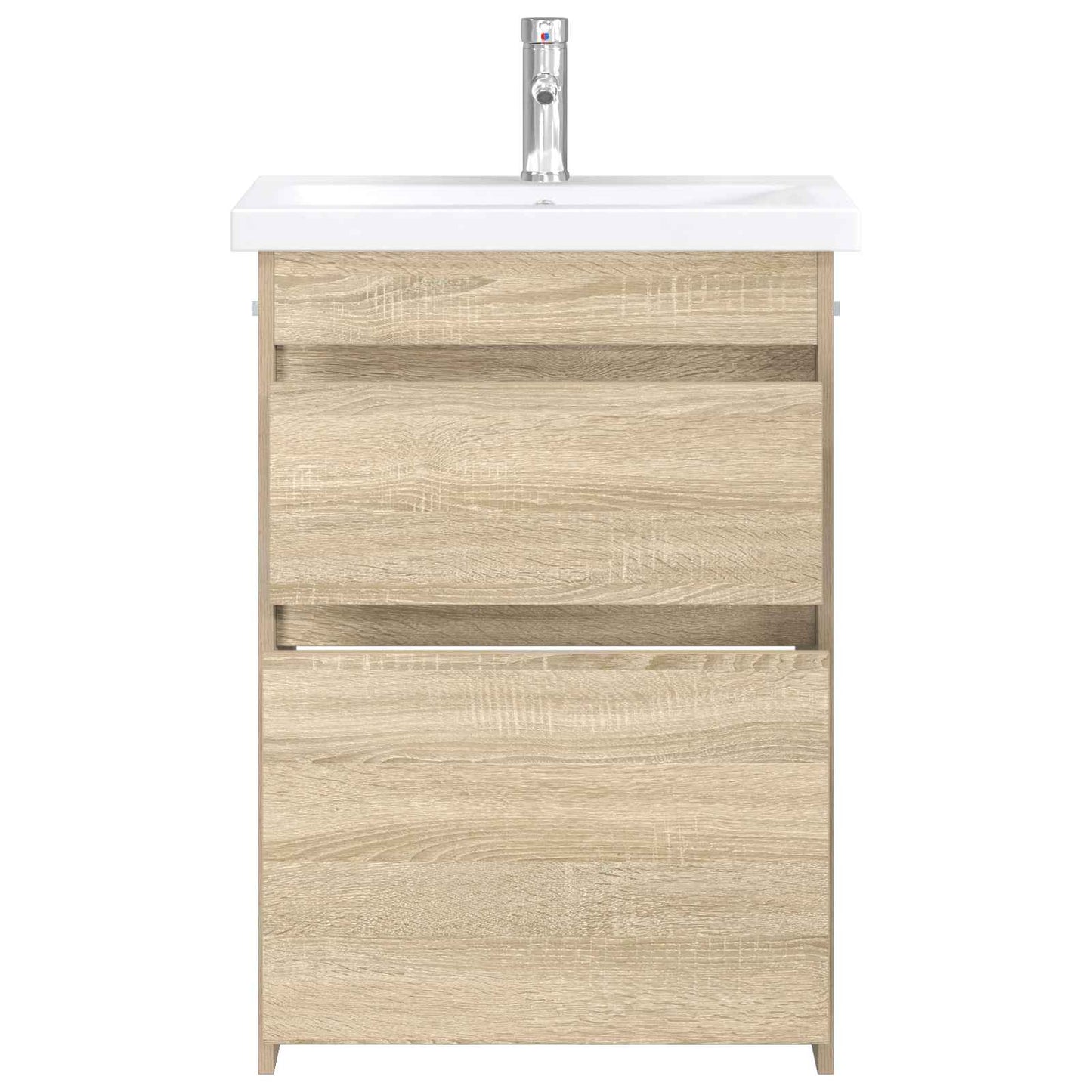 Baderomsinnredningssett Sonoma eik 61 x 40 x 84,5 cm