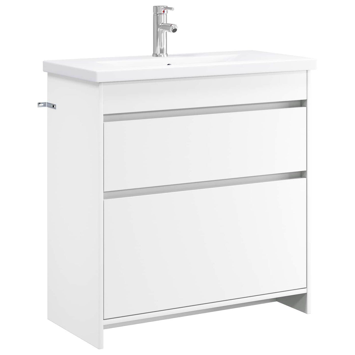 Baderomsinnredningssett Hvit 81 x 40 x 84,5 cm Konstruert tre