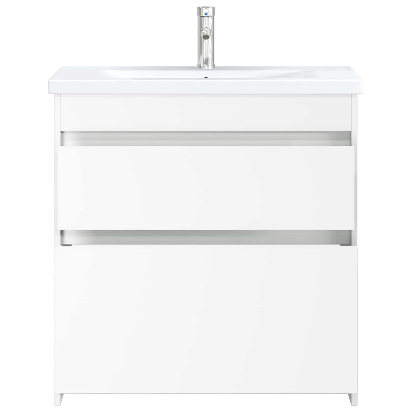 Baderomsinnredningssett Hvit 81 x 40 x 84,5 cm Konstruert tre