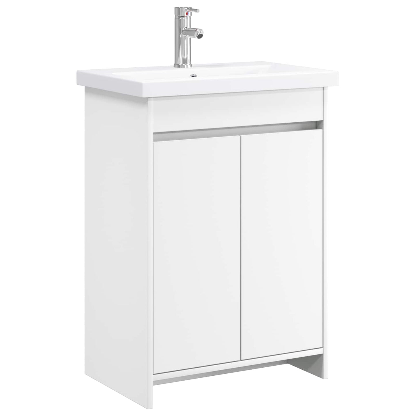 Baderomsinnredningssett Hvit 61 x 40 x 84,5 cm Konstruert tre