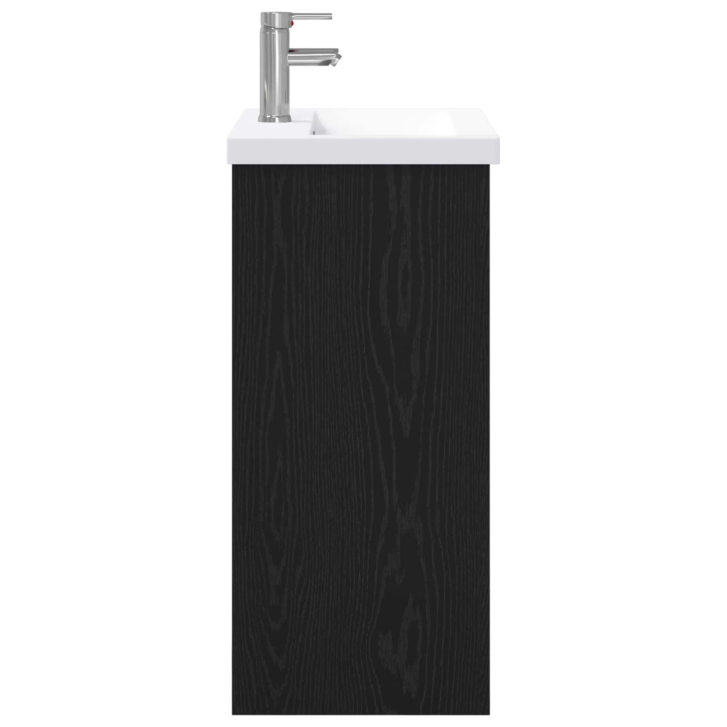 Baderomsinnredningssett Svart eik 61 x 40 x 84,5 cm