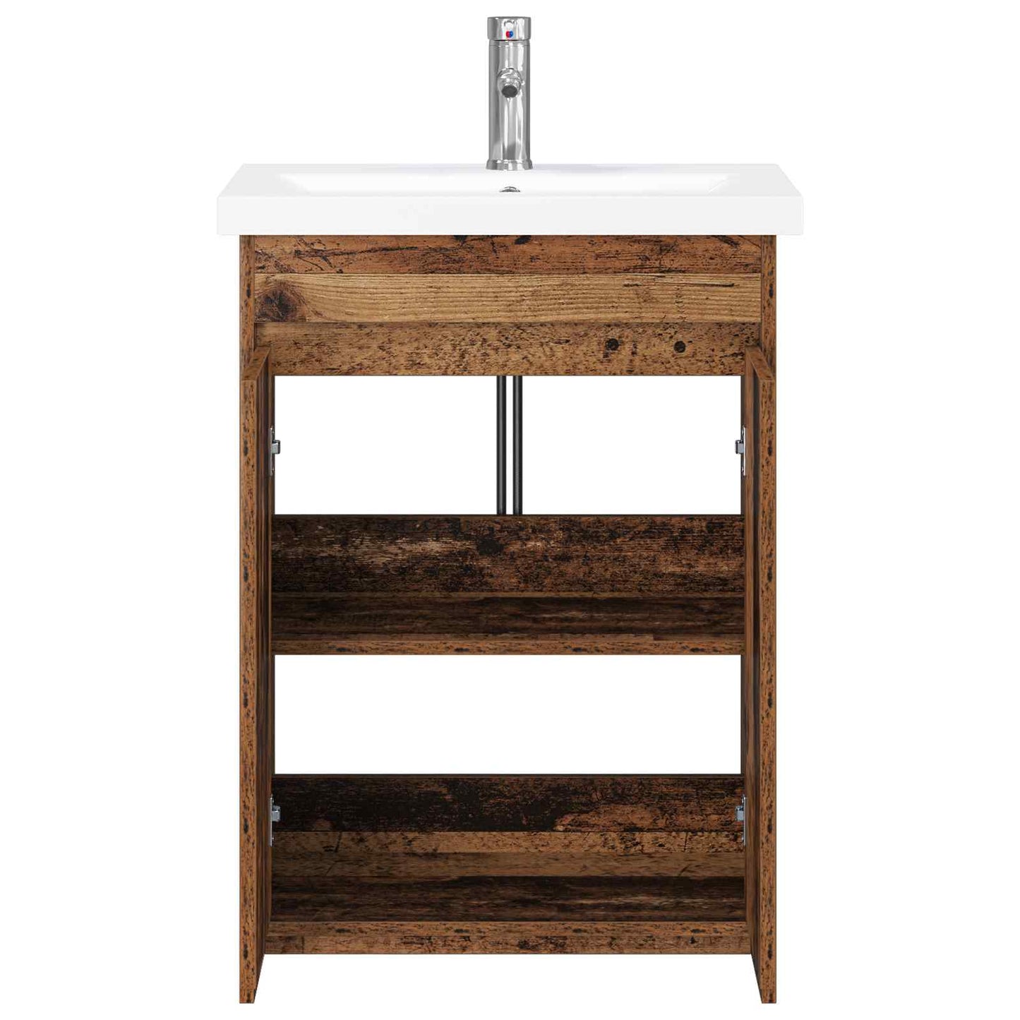 Baderomsinnredningssett Gammelt tre 61 x 40 x 84,5 cm