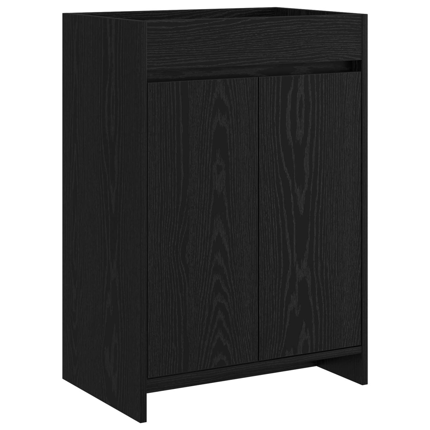 Baderomsinnredningssett Svart eik 81 x 40 x 84,5 cm