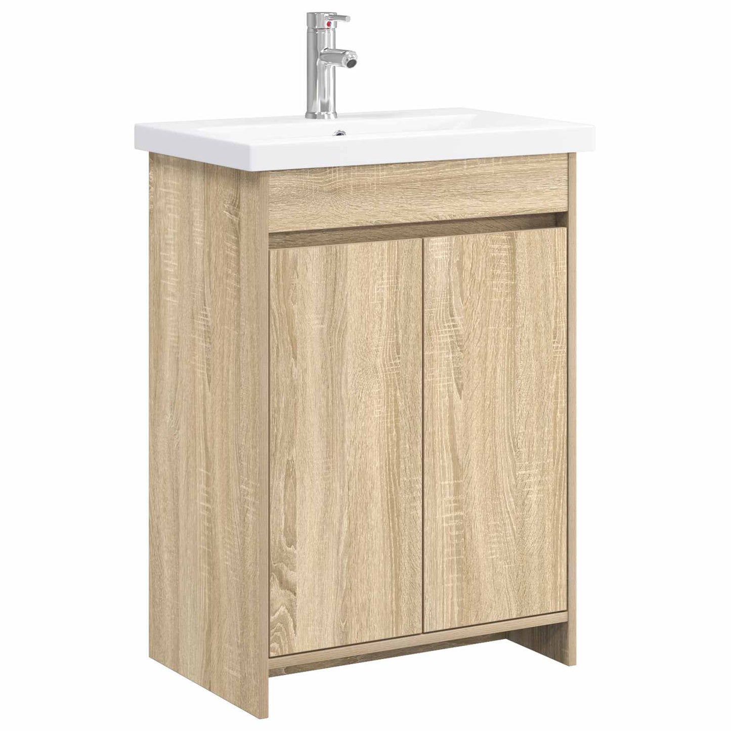 Baderomsinnredningssett Sonoma eik 81 x 40 x 84,5 cm