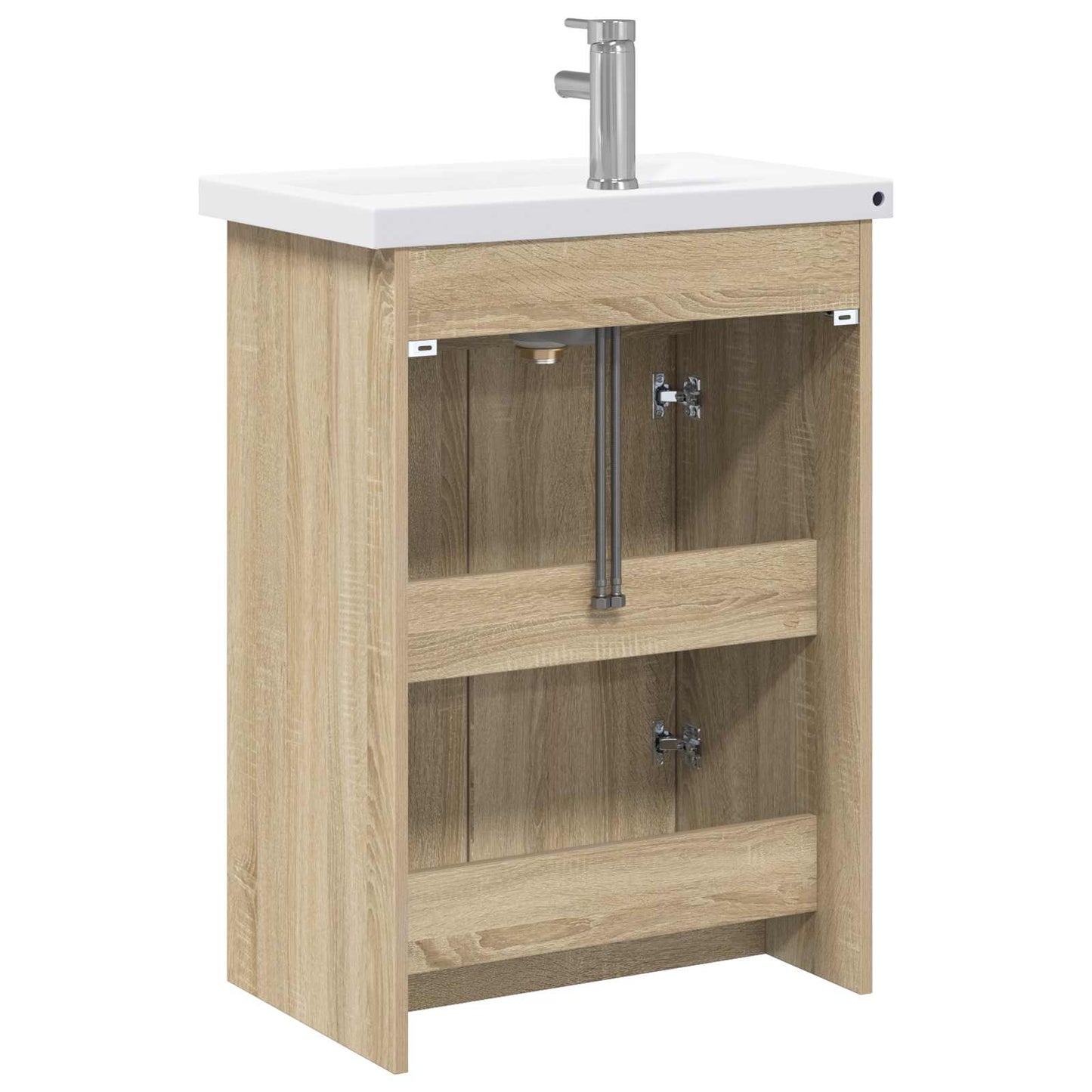Baderomsinnredningssett Sonoma eik 81 x 40 x 84,5 cm