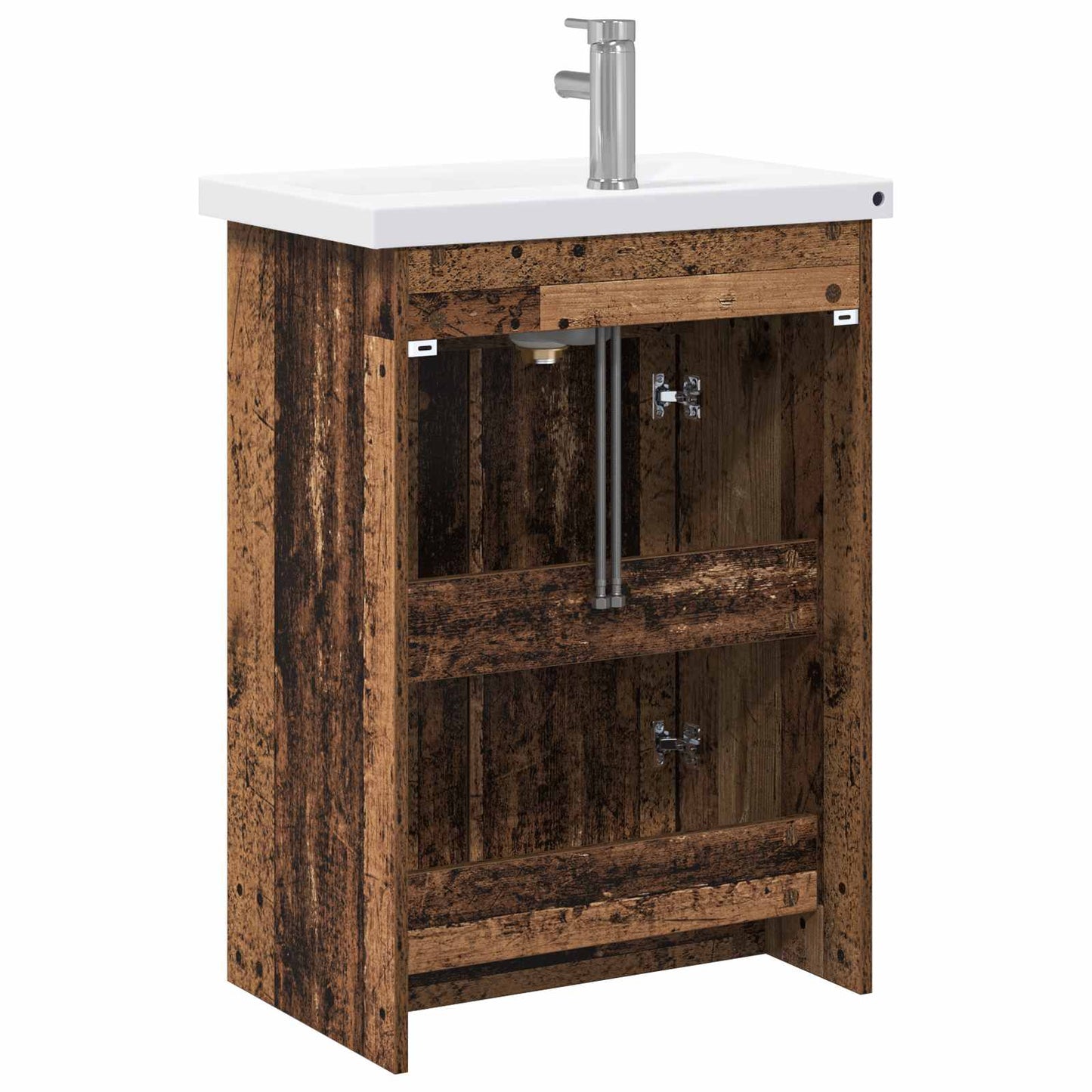 Baderomsinnredningssett Gammelt tre 81 x 40 x 84,5 cm