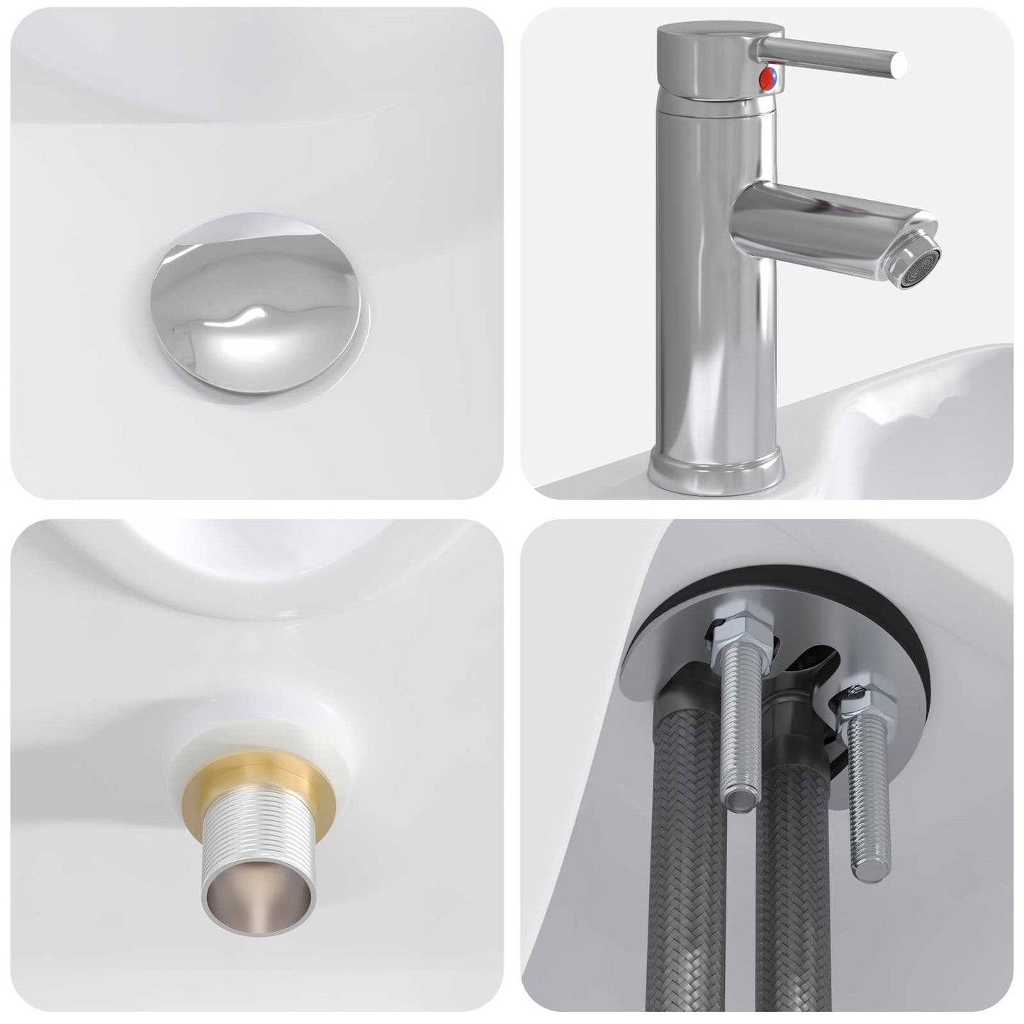 Baderomsinnredningssett Gammelt tre Konstruert tre