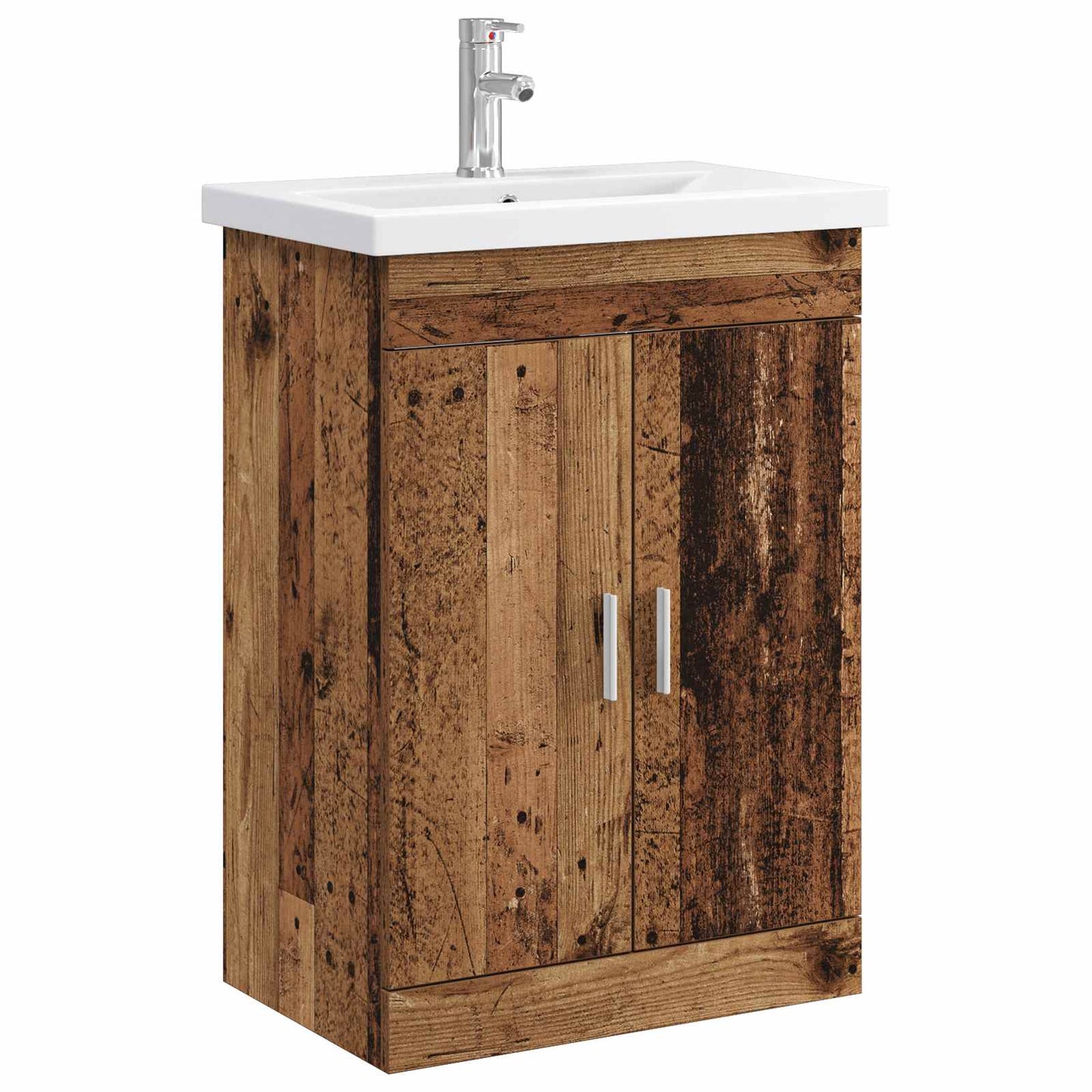 Baderomsinnredningssett Gammelt tre 61 x 40 x 84,5 cm