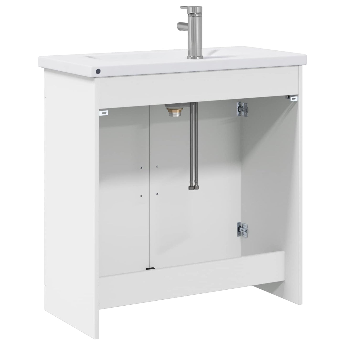 Baderomsinnredningssett Hvit 81 x 40 x 84,5 cm Konstruert tre