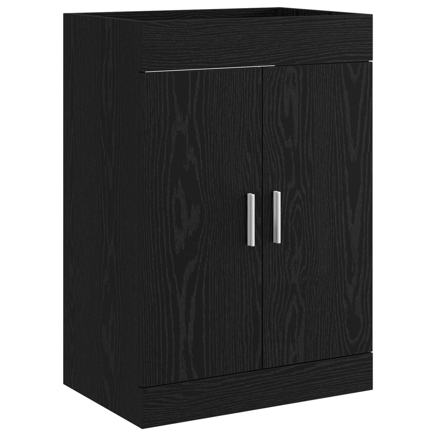 Baderomsinnredningssett Svart eik 81 x 40 x 84,5 cm
