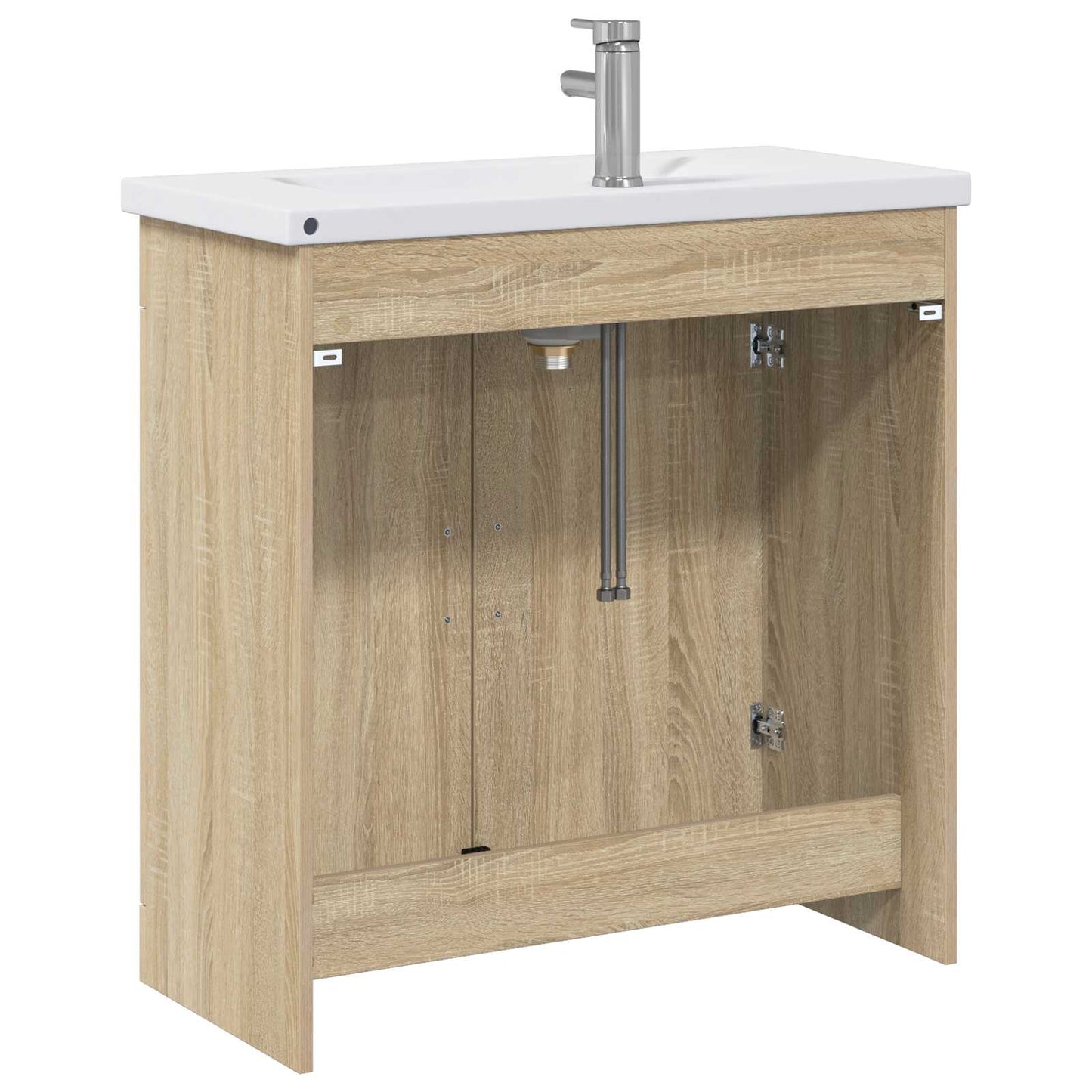 Baderomsinnredningssett Sonoma eik 81 x 40 x 84,5 cm