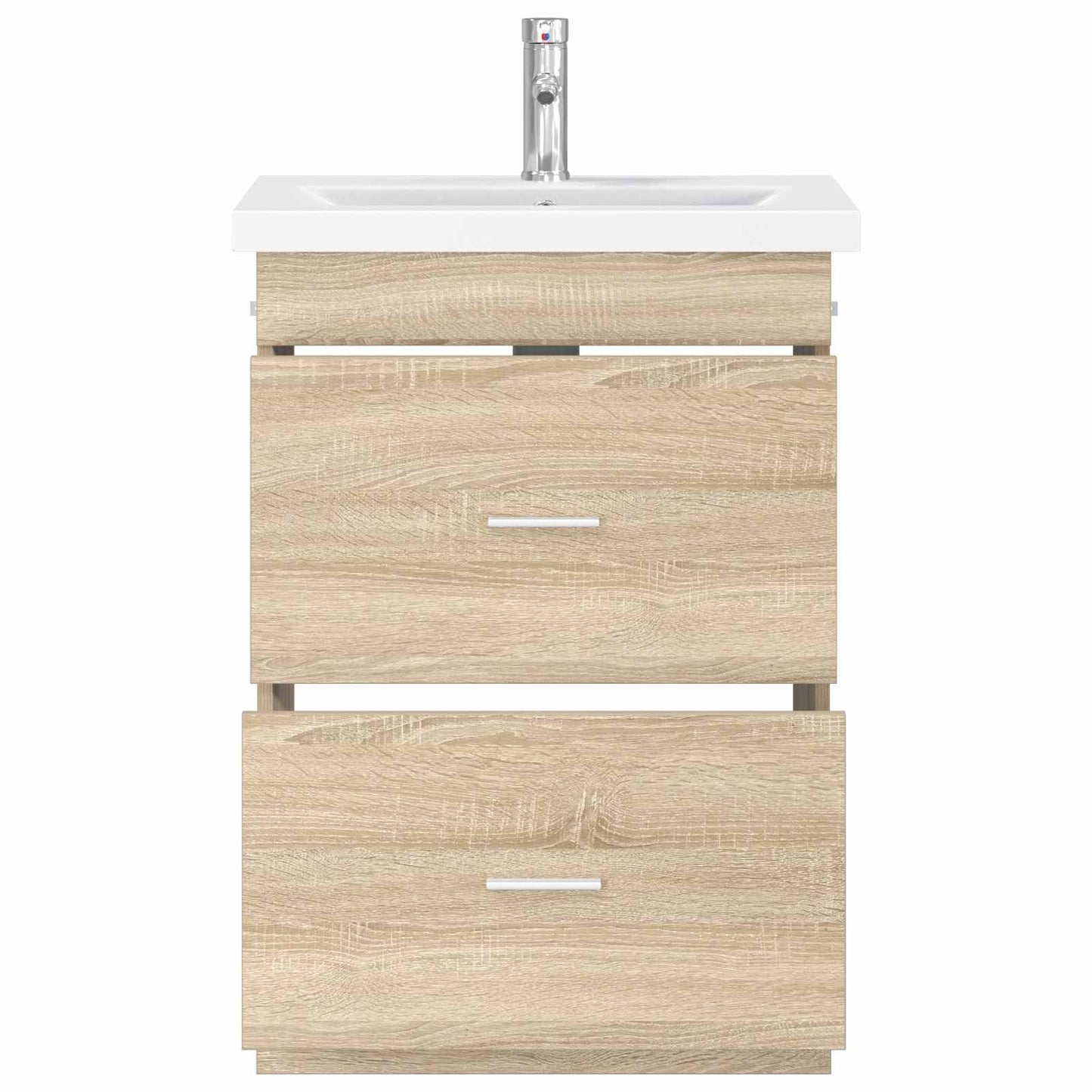 Baderomsinnredningssett Sonoma eik 61 x 40 x 84,5 cm