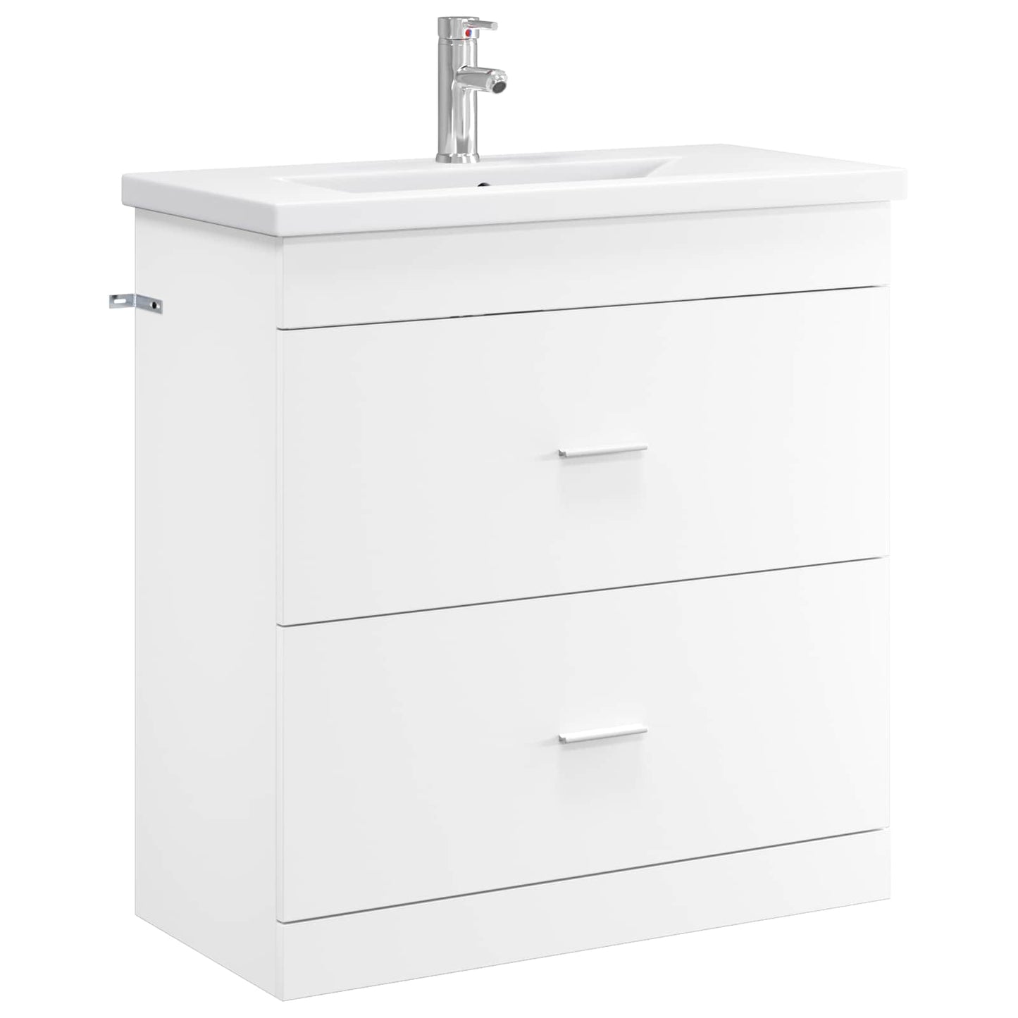 Baderomsinnredningssett Hvit 81 x 40 x 84,5 cm Konstruert tre