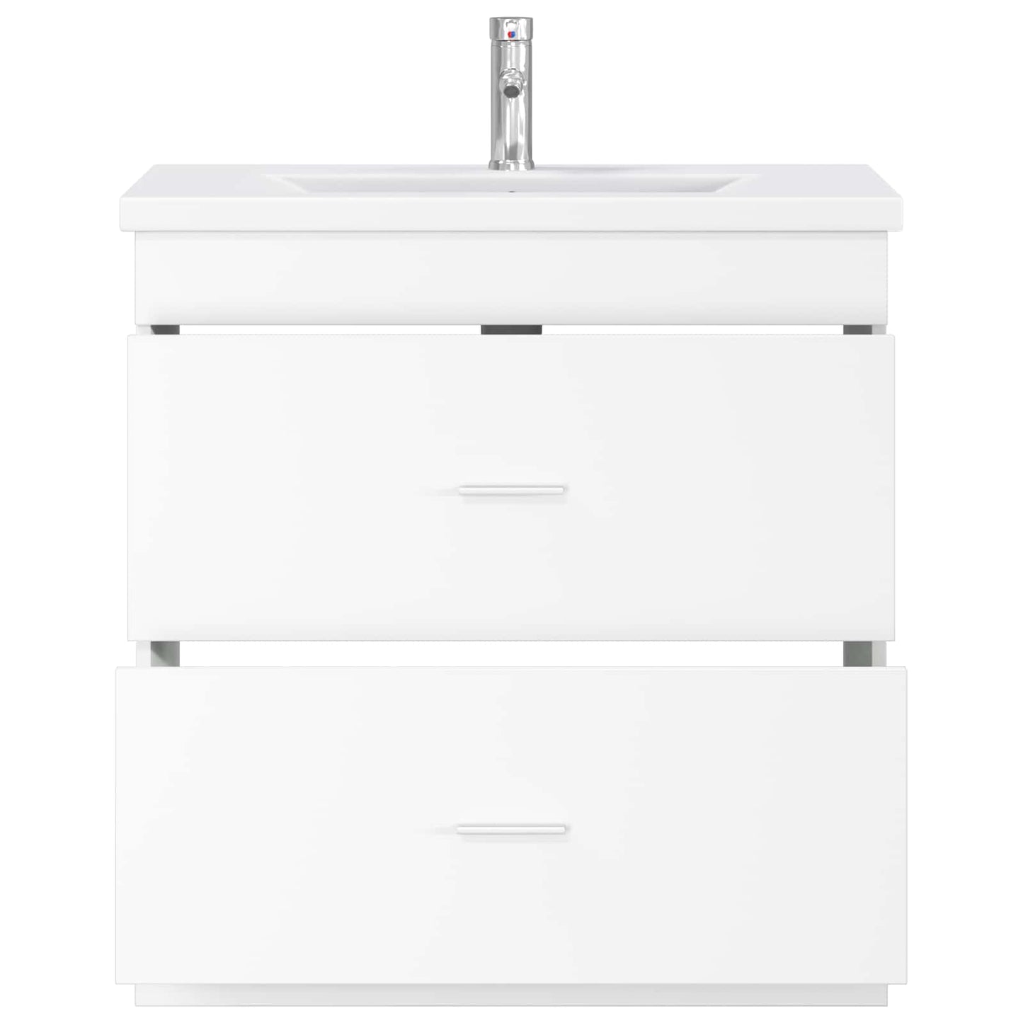 Baderomsinnredningssett Hvit 81 x 40 x 84,5 cm Konstruert tre
