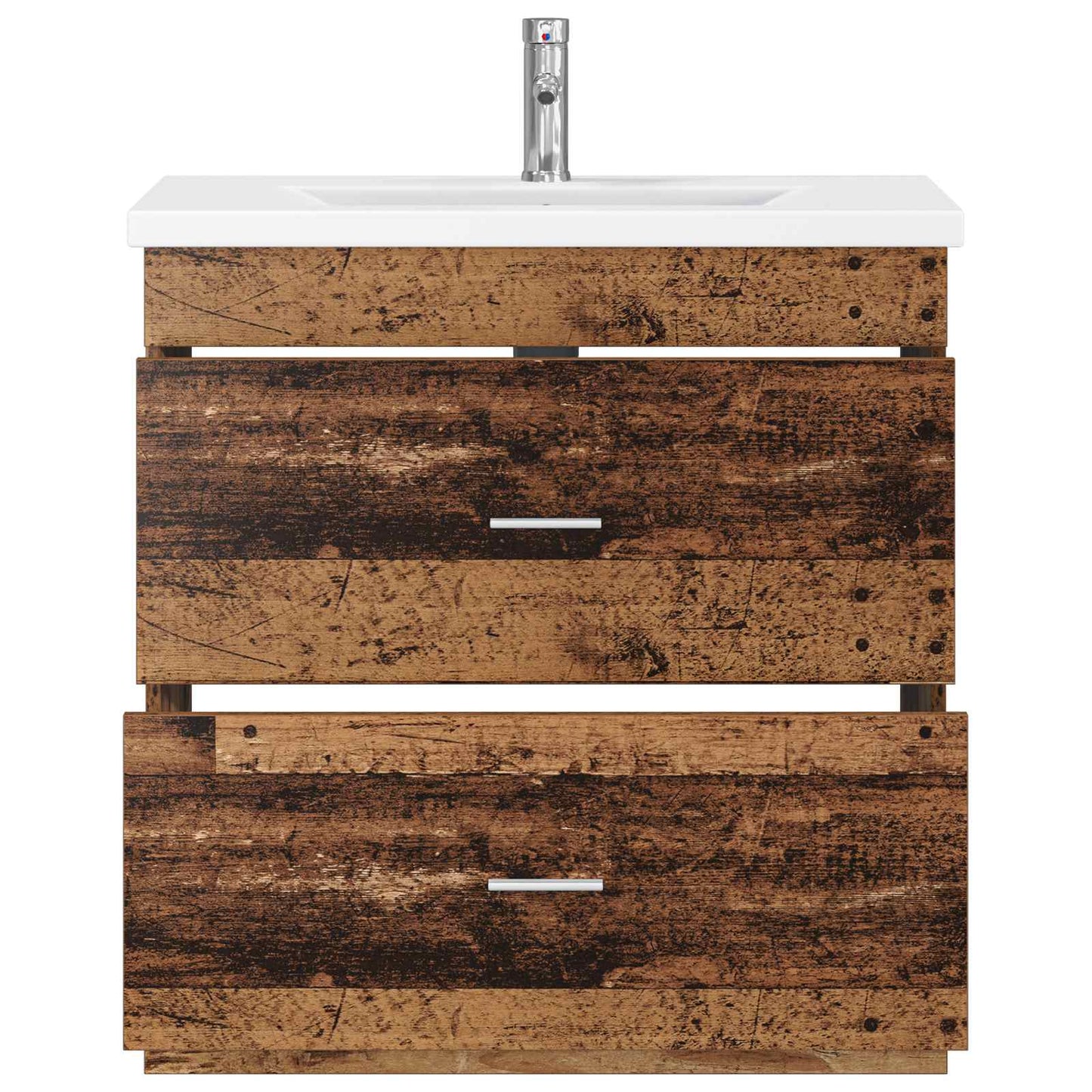Baderomsinnredningssett Gammelt tre 81 x 40 x 84,5 cm