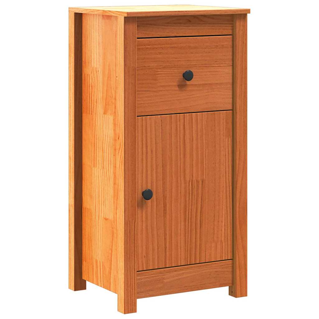 Serviesskap Vokset Brun 39 x 34,5 x 80 cm Massiv furu