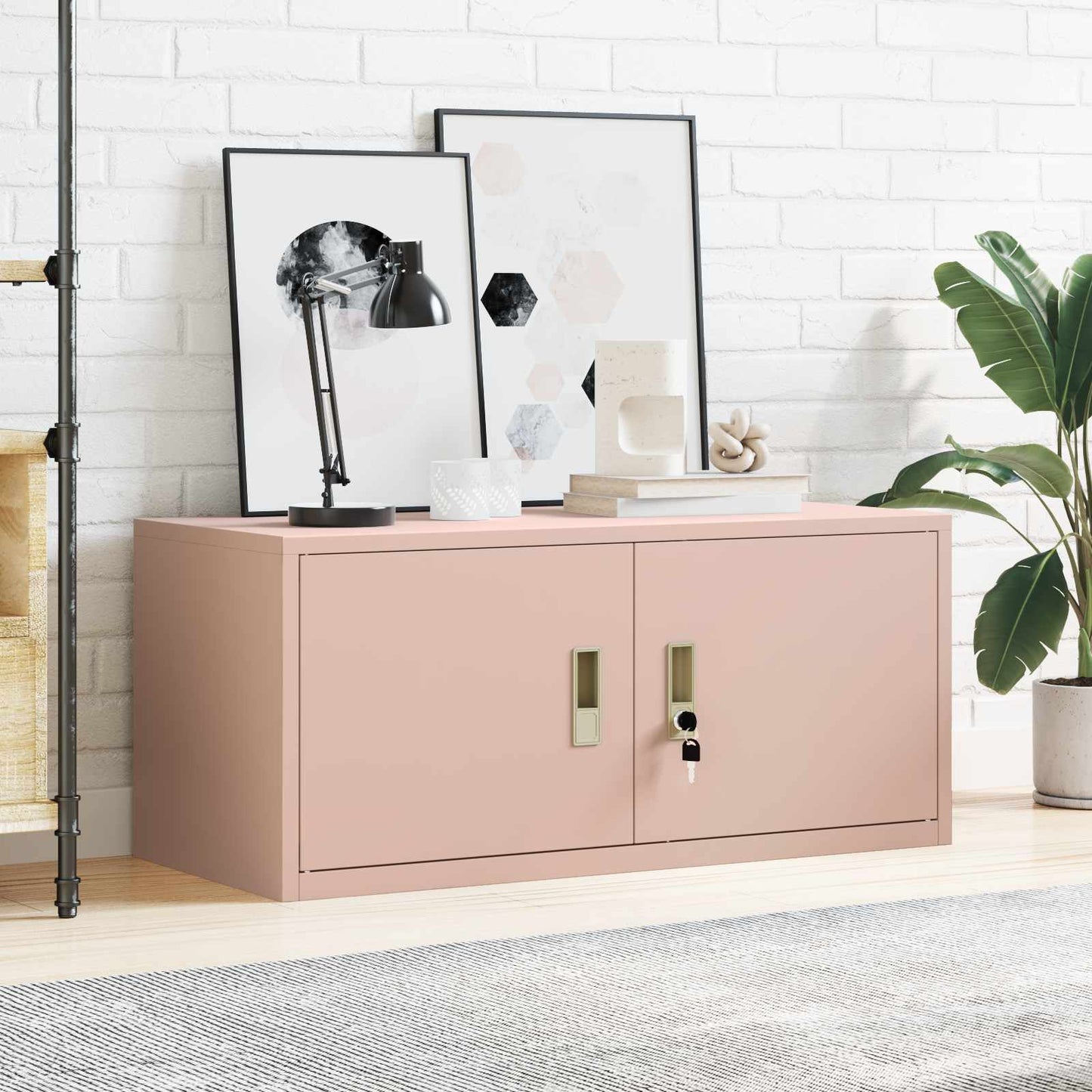 Oppbevaringsskap Rosa 90 x 40 x 40 cm Stål