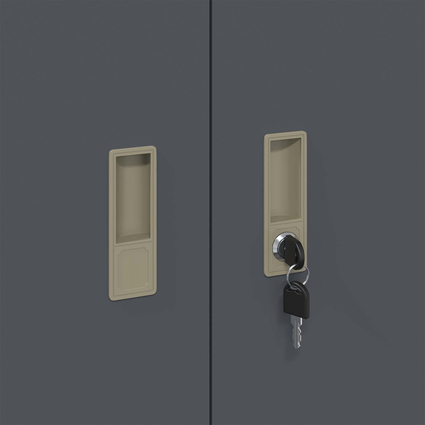 Oppbevaringsskap Antrasitt 90 x 40 x 70 cm Stål