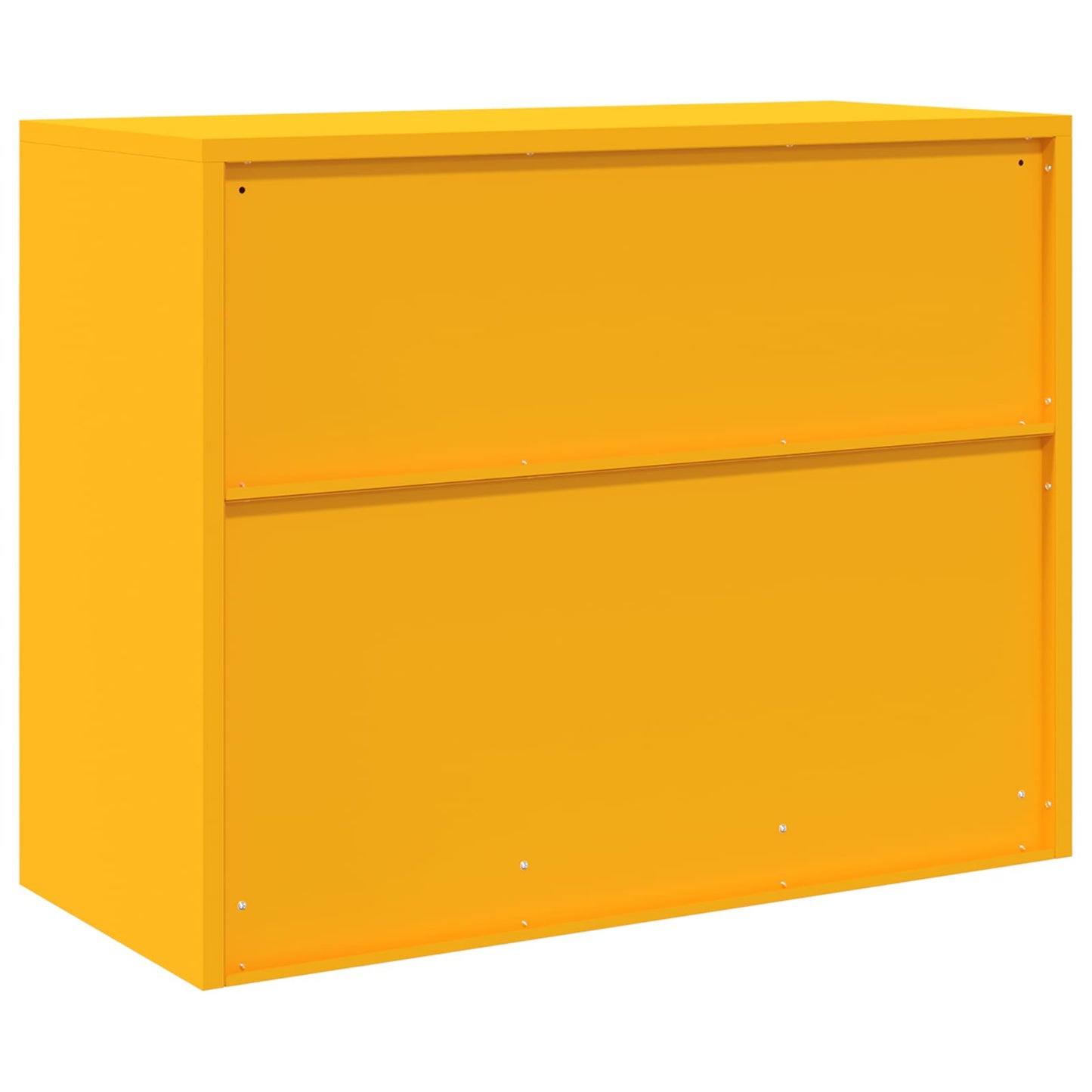 Oppbevaringsskap Sennepsgul 90 x 40 x 70 cm Stål