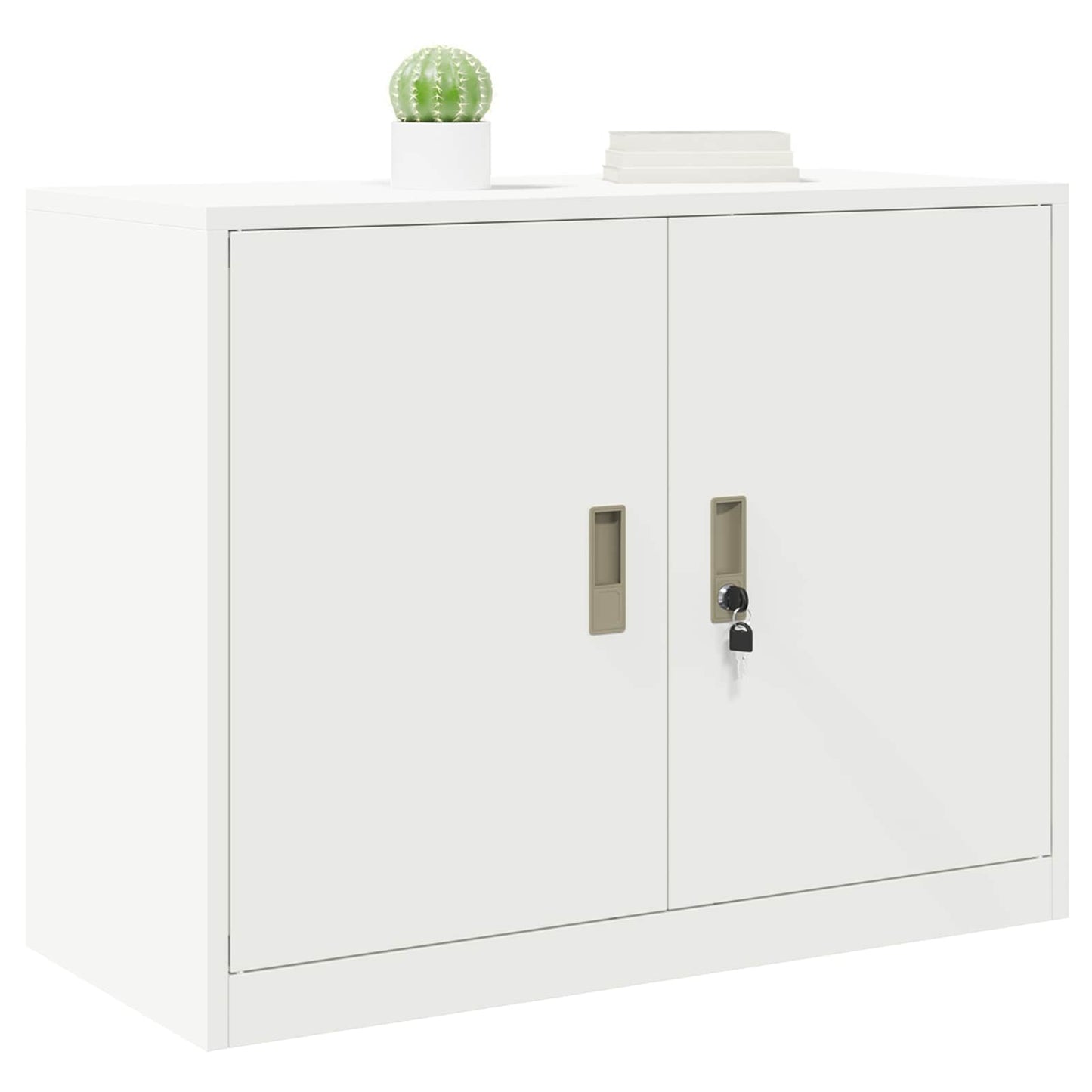 Oppbevaringsskap Hvit 90 x 40 x 70 cm Stål